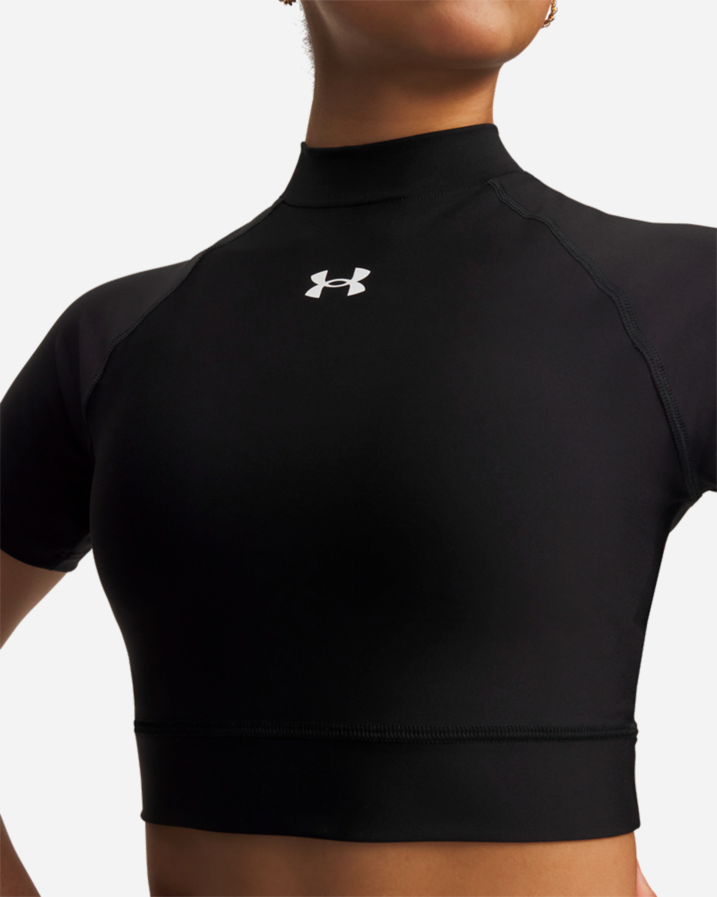 T-shirt training UNDER ARMOUR HEATGEAR W - Nero - 2 | Cisalfa Sport