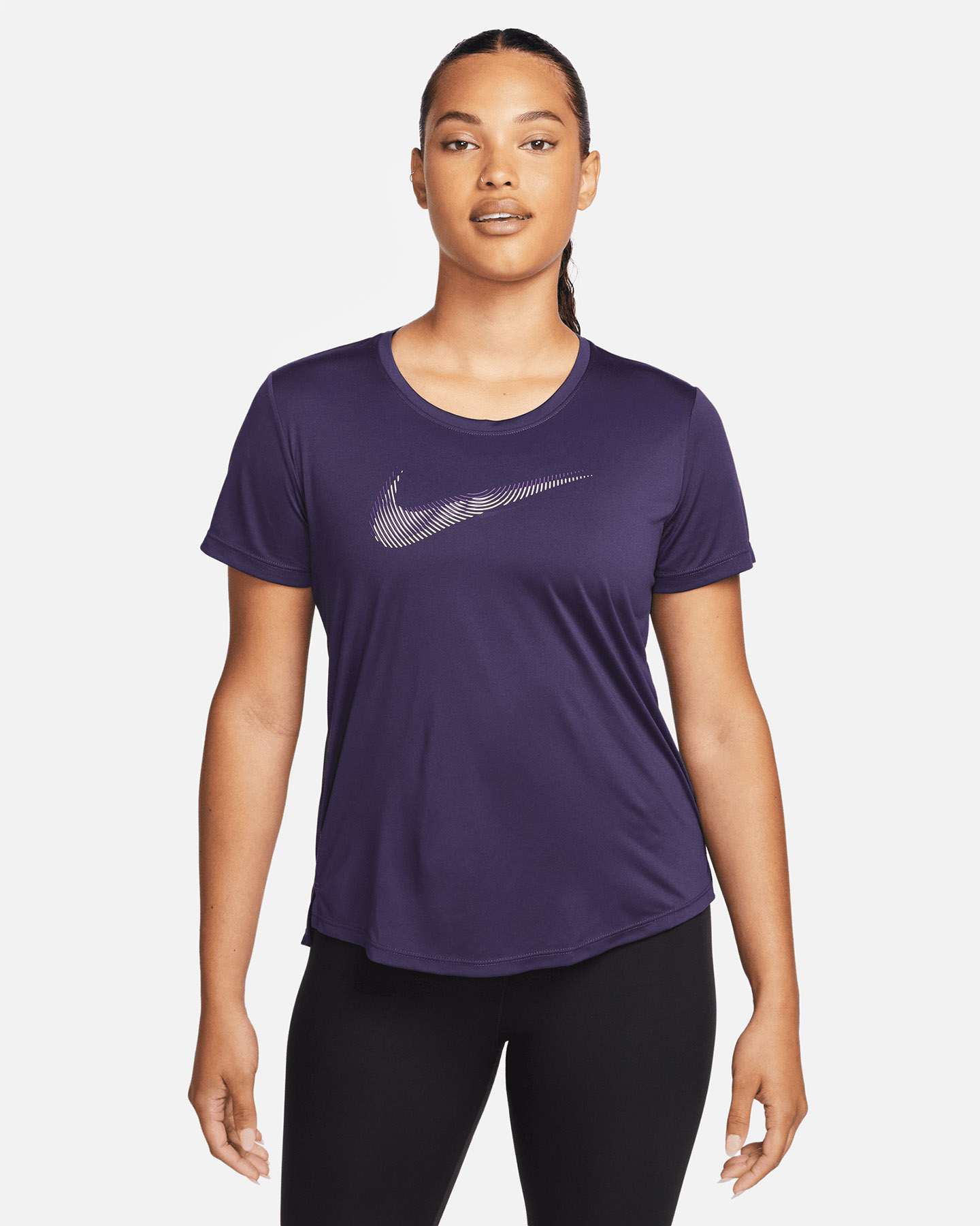Image of Nike Dri Fit Swoosh W - T-shirt Running - Donna