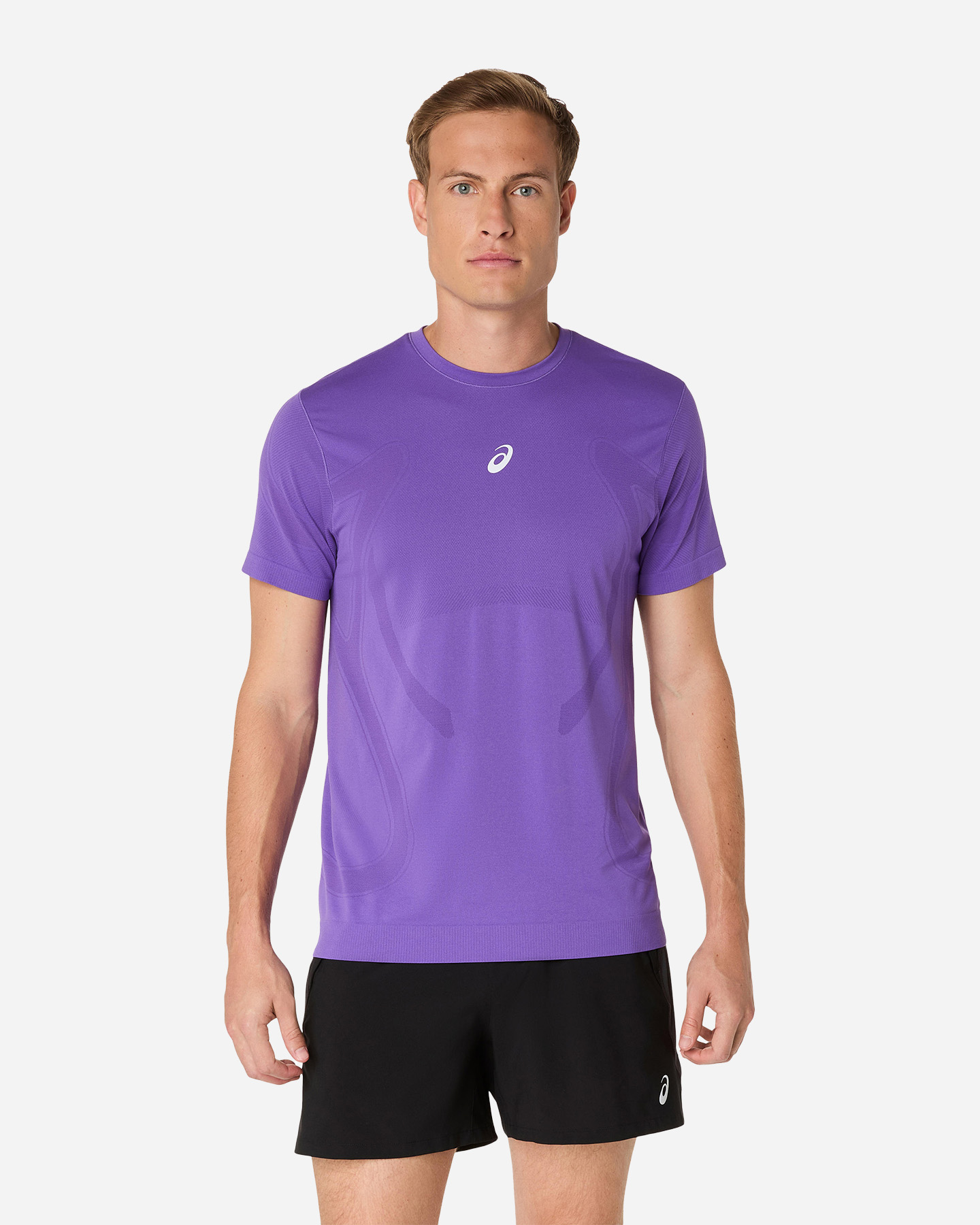 T-shirt running ASICS ROAD SEAMLESS M - Viola - 0 | Cisalfa Sport