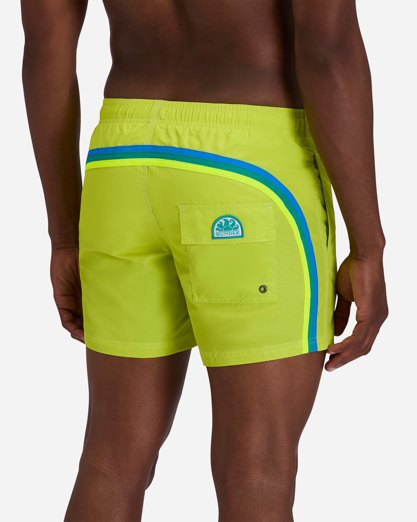 Boxer mare SUNDEK NYLON 14" M - Giallo - 3 | Cisalfa Sport