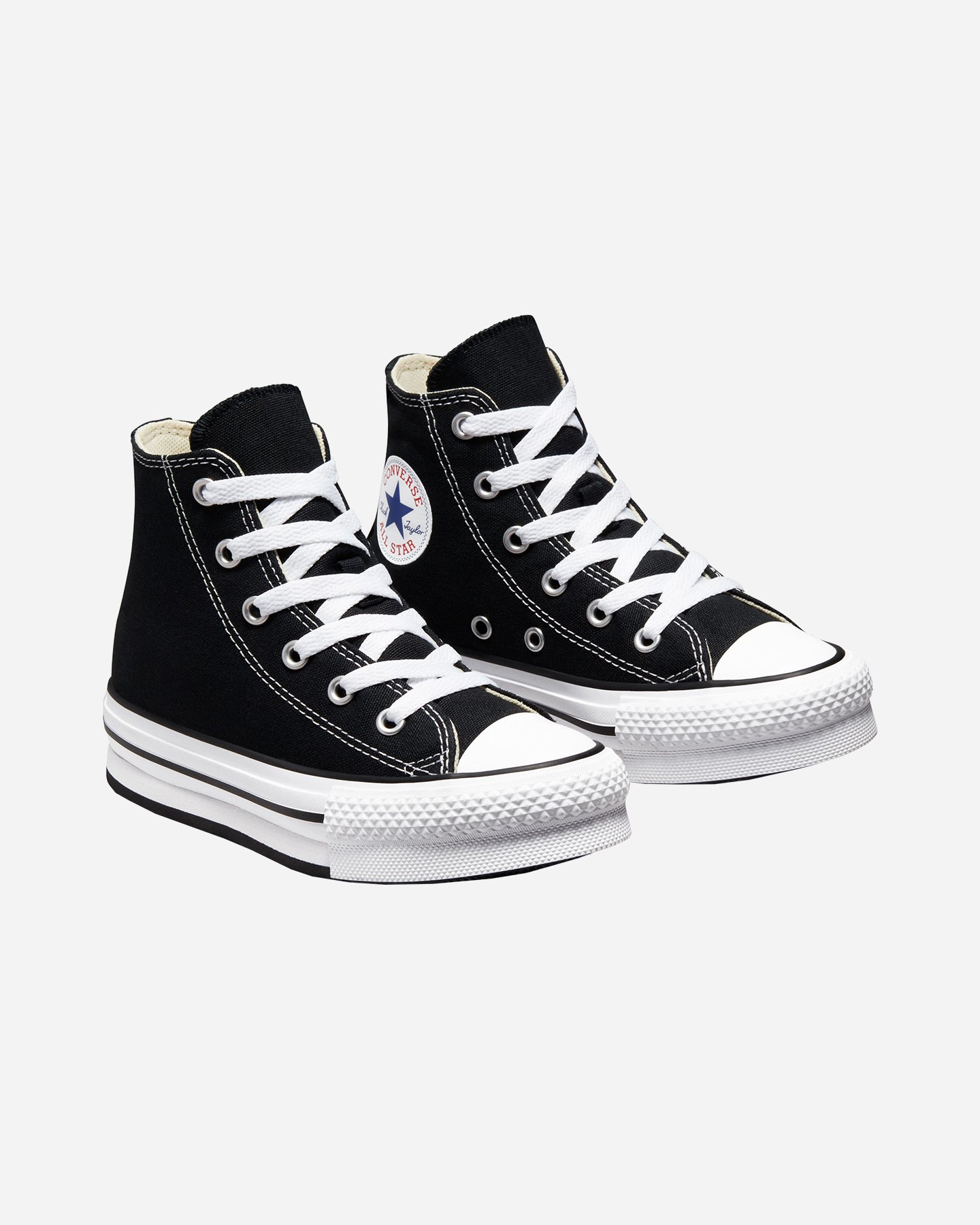 Scarpe sneakers CONVERSE CHUCK TAYLOR ALL STAR HIGH EVA LIFT PS JR - Nero - 1 | Cisalfa Sport