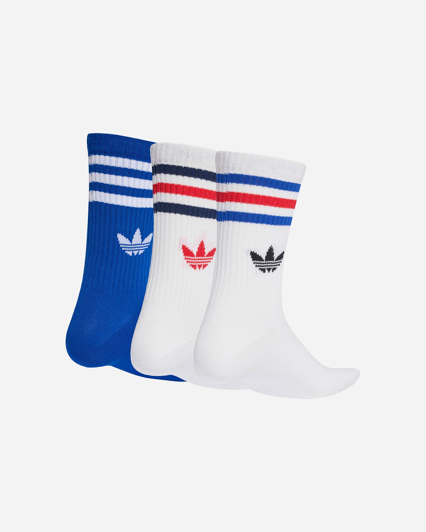 Calze ADIDAS 3STRIPES CREW S 3PACK MID M - Color mix - 1 | Cisalfa Sport