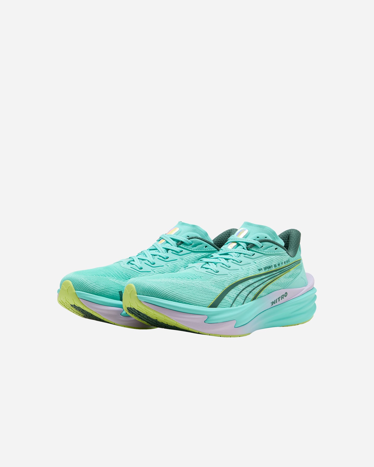 Scarpe running PUMA DEVIATE NITRO 4 HYROX M - Verde - 1 | Cisalfa Sport