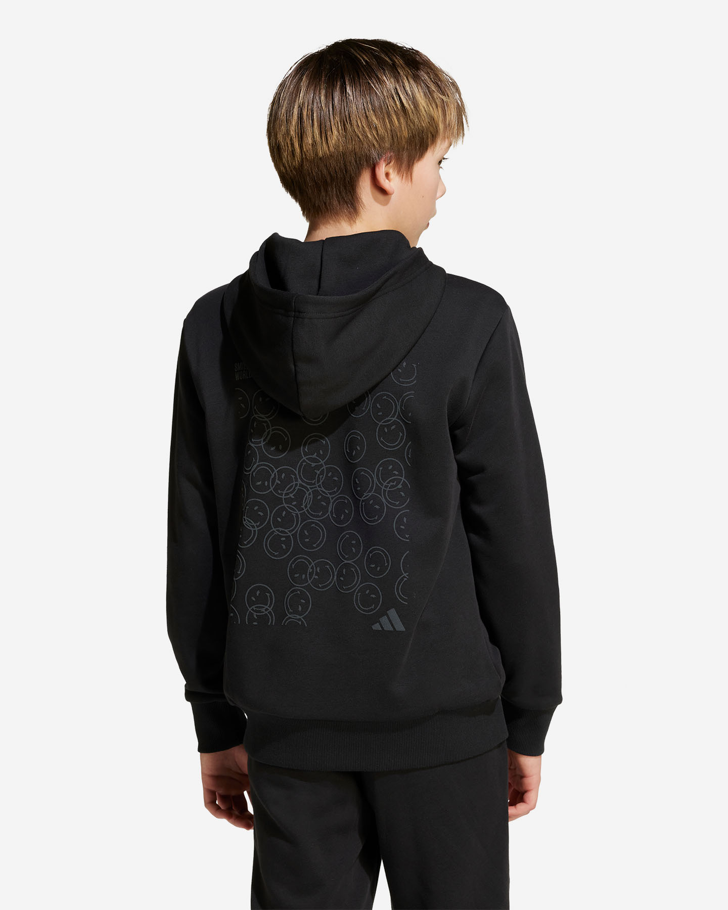 Felpa ADIDAS SMILE JR - Nero - 2 | Cisalfa Sport