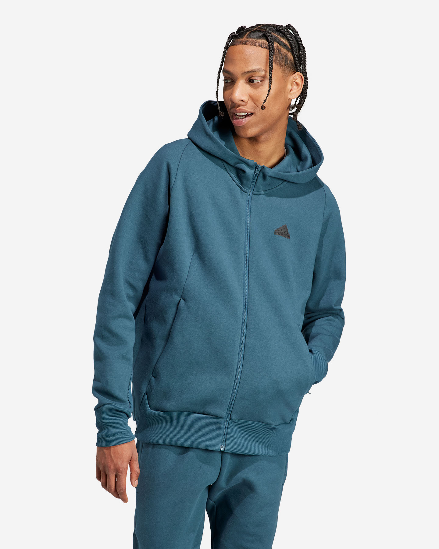 Felpa ADIDAS Z.N.E. M - Verde - 1 | Cisalfa Sport