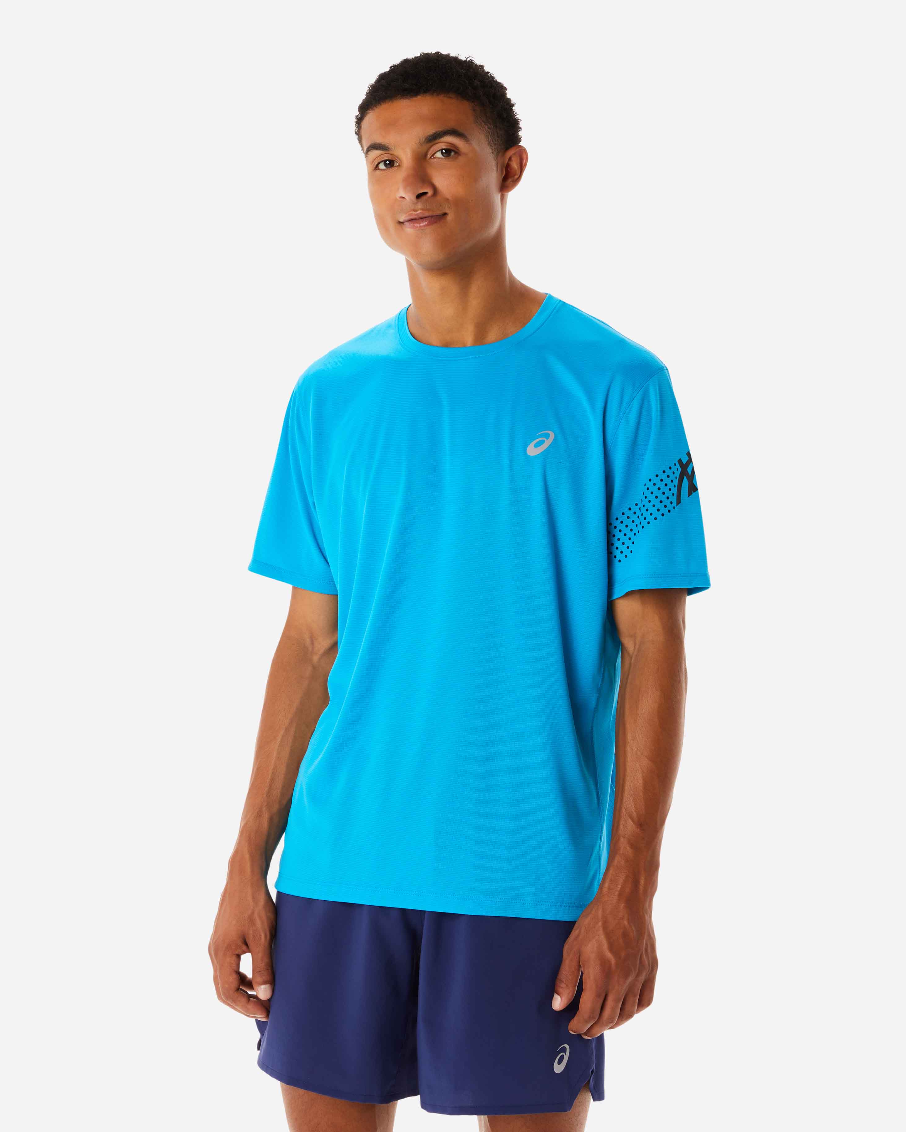T-shirt running ASICS ICON M - Blu - 0 | Cisalfa Sport