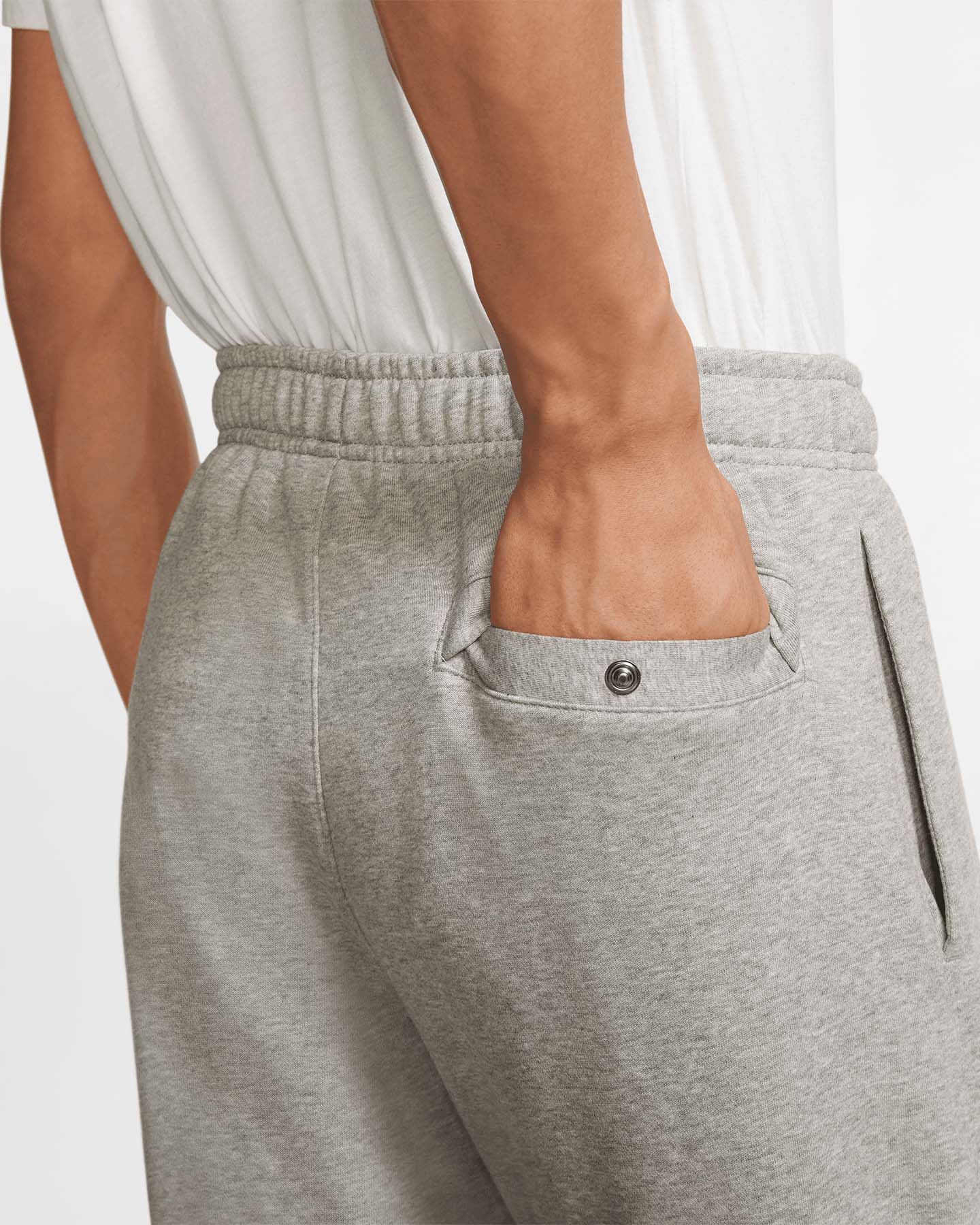 Pantalone NIKE CLUB CUFFS M - Grigio - 4 | Cisalfa Sport