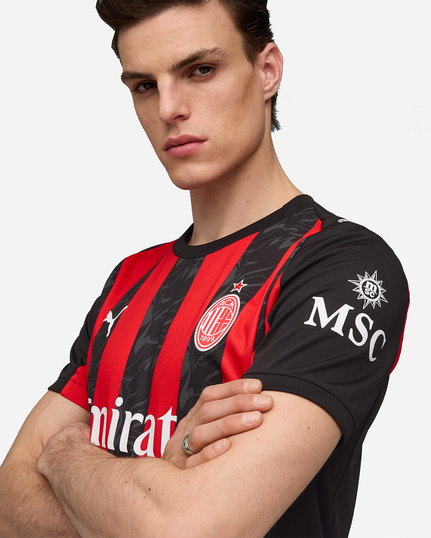 Maglia calcio ufficiale PUMA MILAN HOME 25-26 M - Color mix - 4 | Cisalfa Sport