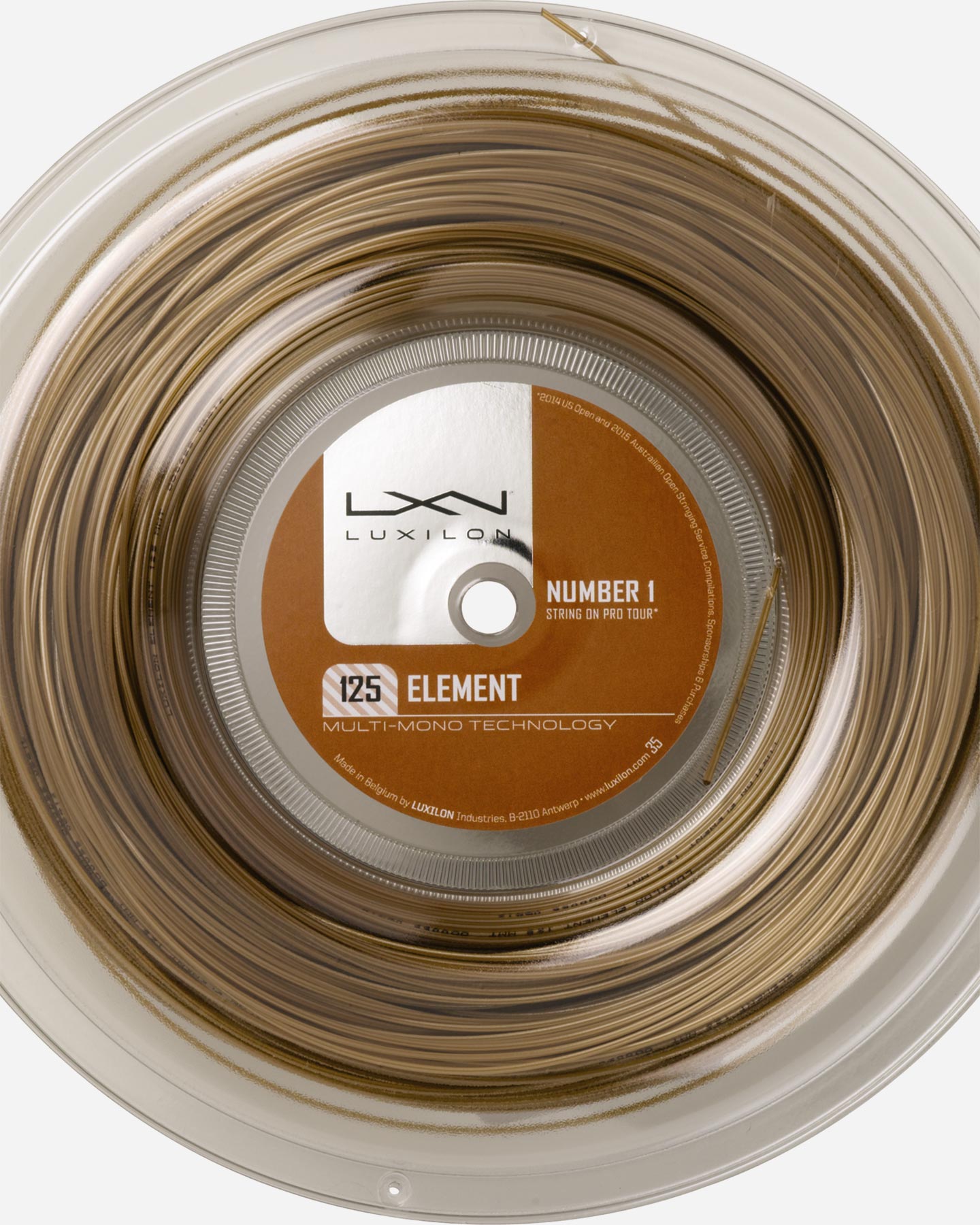 Corde tennis WILSON ELEMENT 200M 1.25 - Oro - 1 | Cisalfa Sport