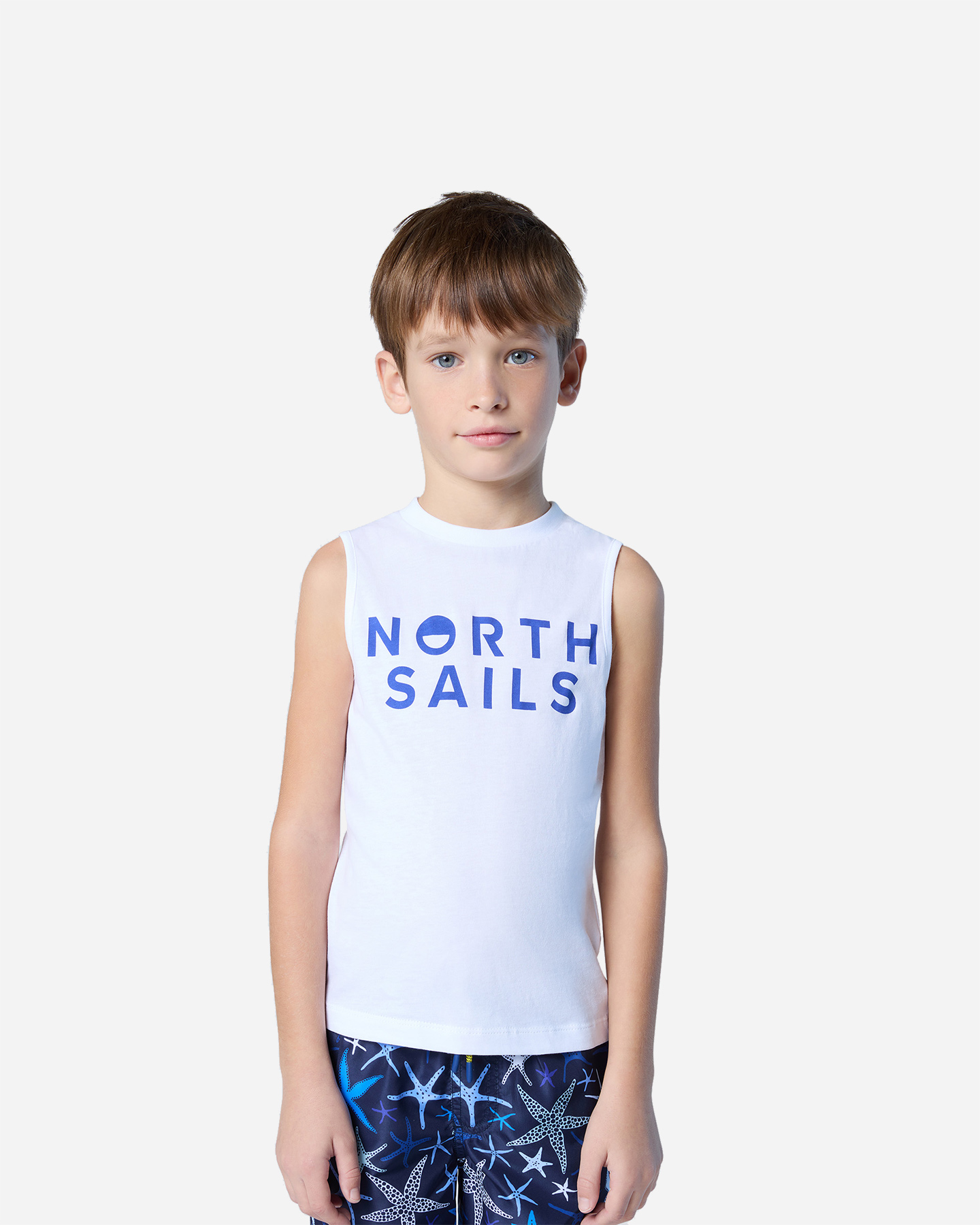 Canotta NORTH SAILS LOGO EXTENDED JR - Bianco - 1 | Cisalfa Sport