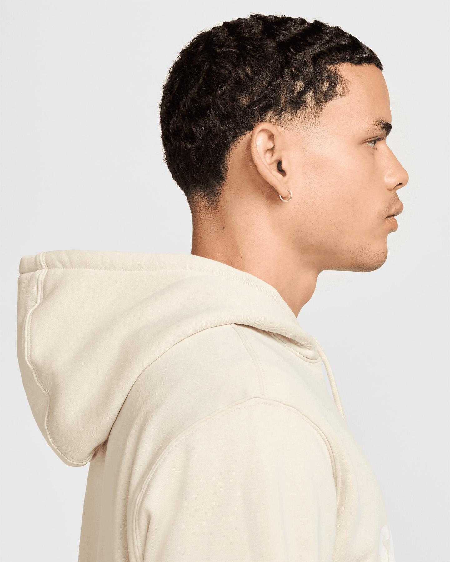 Felpa NIKE CLUB GFX M - Beige - 4 | Cisalfa Sport