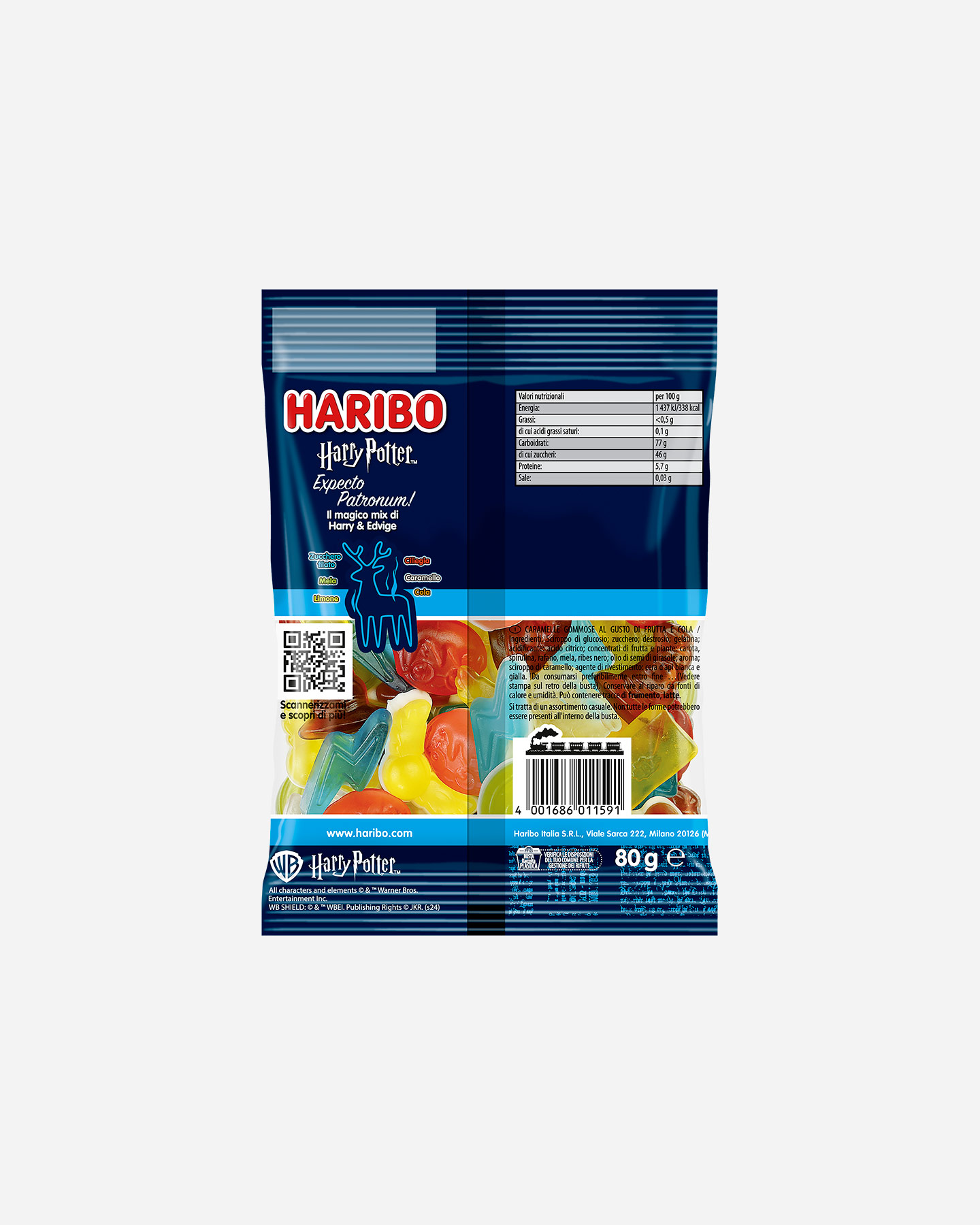 Energetico HARIBO HARRY POTTER 80 GR  - Color mix - 1 | Cisalfa Sport