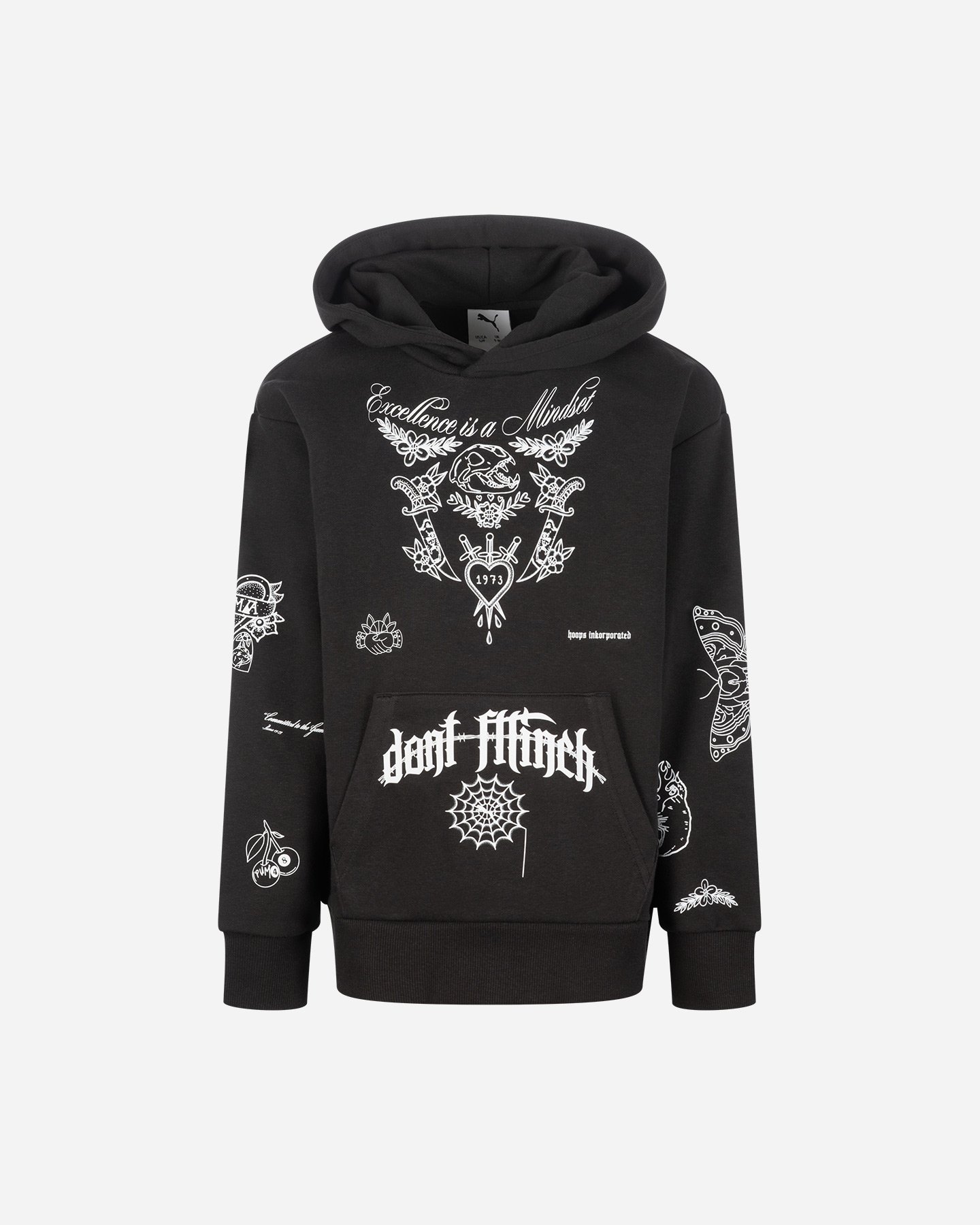 Felpa PUMA TATTOO JR - Nero - 0 | Cisalfa Sport