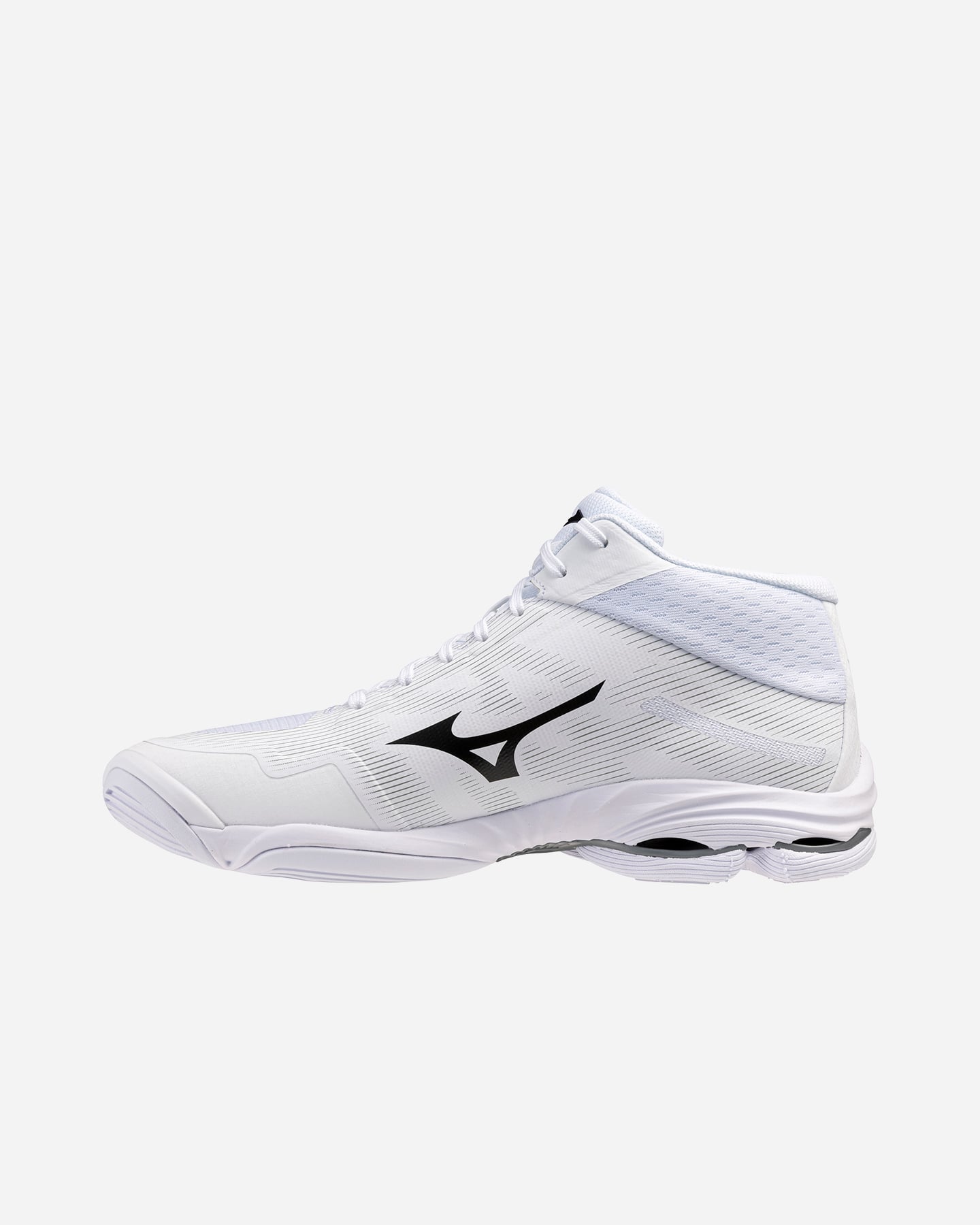 Scarpe volley MIZUNO WAVE LIGHTENING PRO MID M - Bianco - 4 | Cisalfa Sport