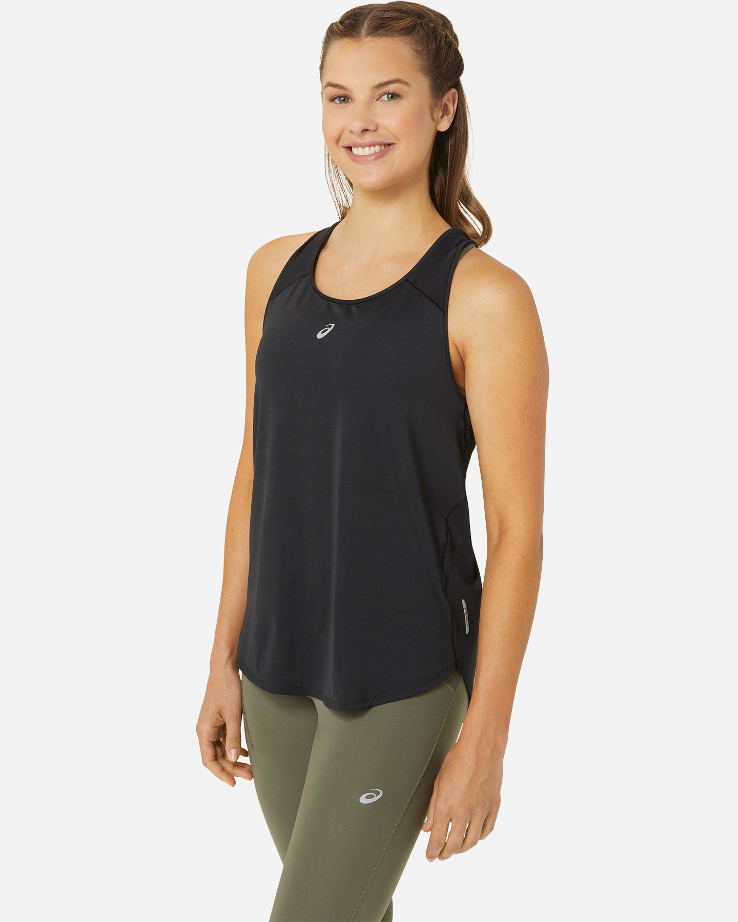 Canotta running ASICS ROAD W - Nero - 1 | Cisalfa Sport