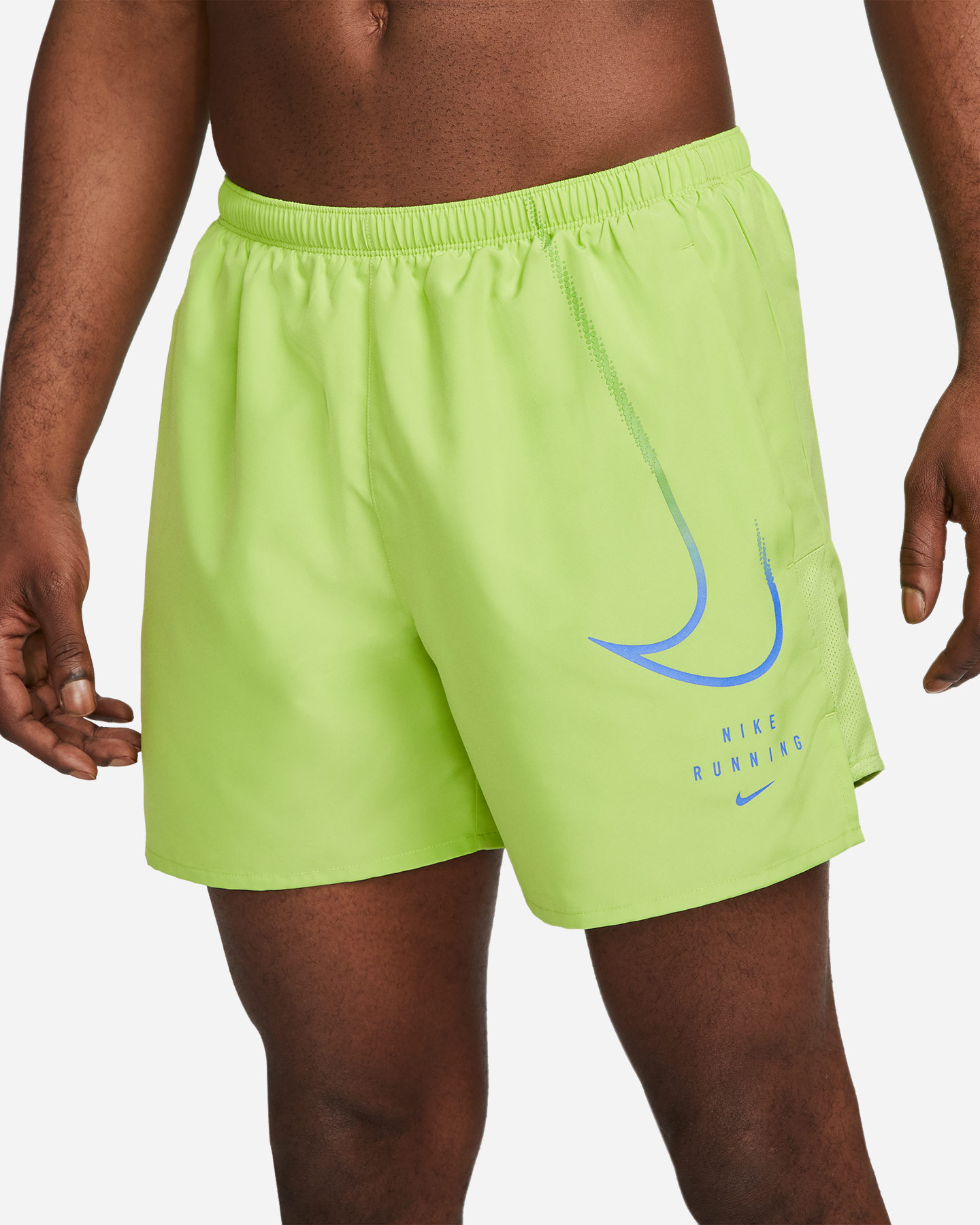 Short running NIKE DRI FIT RUN DIVISION CHALLENGER 5" M - Verde - 1 | Cisalfa Sport