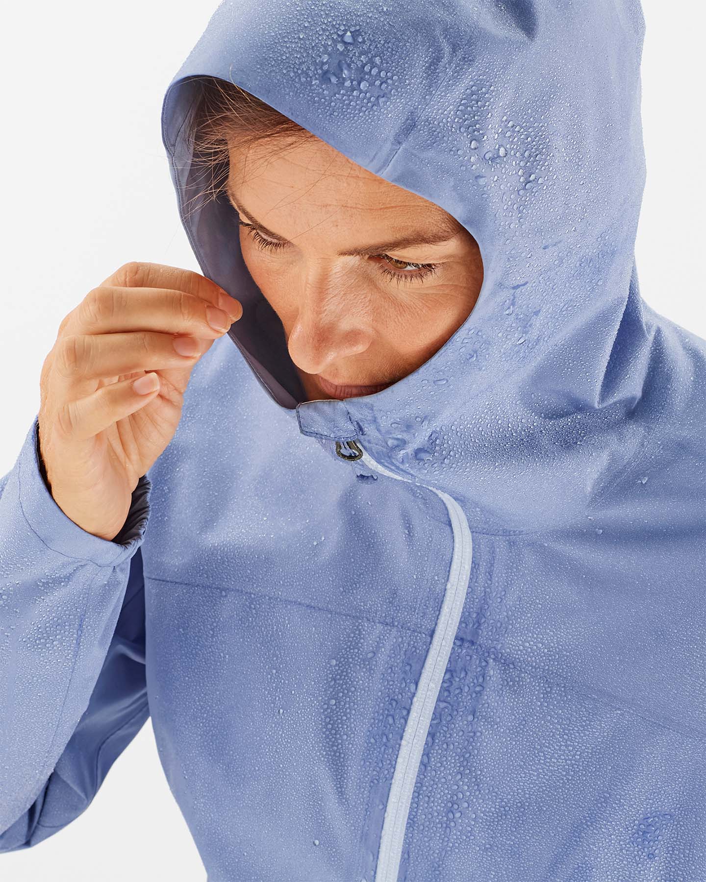 Giacca outdoor SALOMON OUTLINE GTX 2.5L W - Blu - 4 | Cisalfa Sport