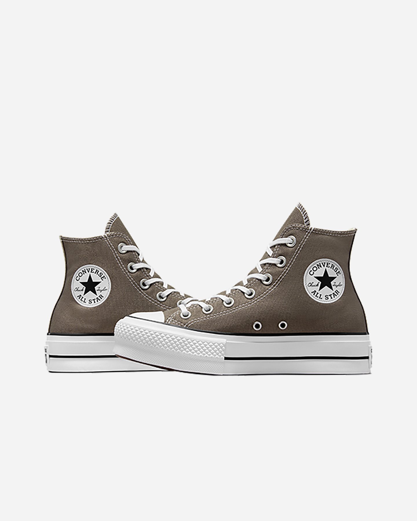 Scarpe sneakers CONVERSE CHUCK TAYLOR ALL STAR LIFT HIGH CANVAS W - Grigio - 2 | Cisalfa Sport