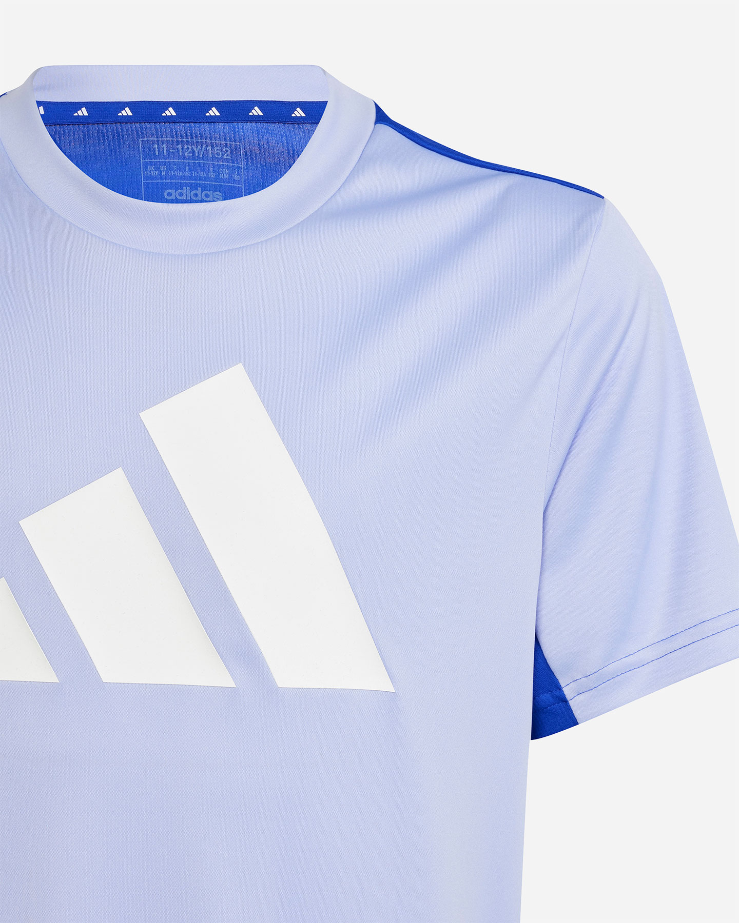T-shirt ADIDAS DRI FIT BIG LOGO JR - Blu - 4 | Cisalfa Sport