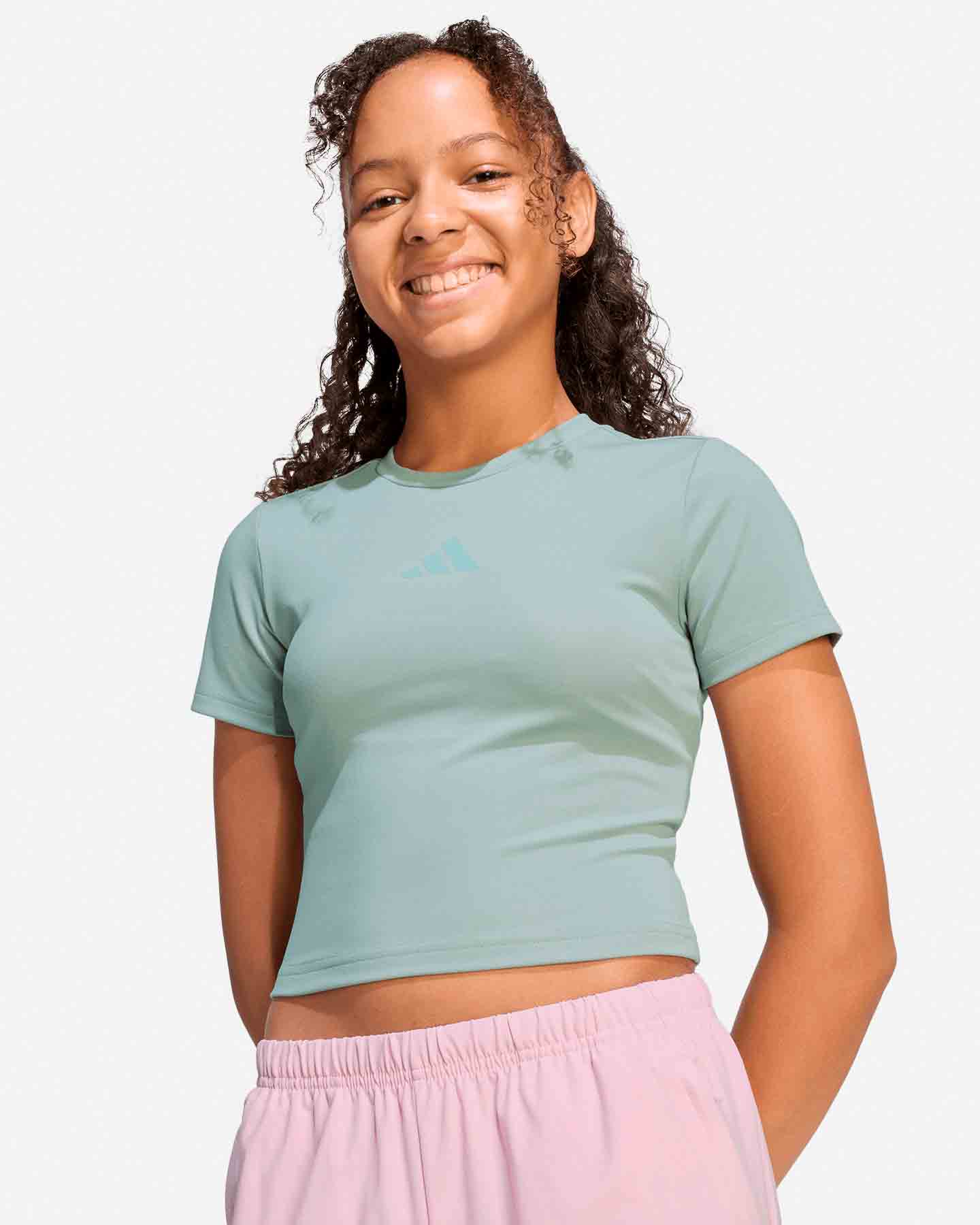 T-shirt ADIDAS SPORT ICONS JR - Azzurro - 4 | Cisalfa Sport