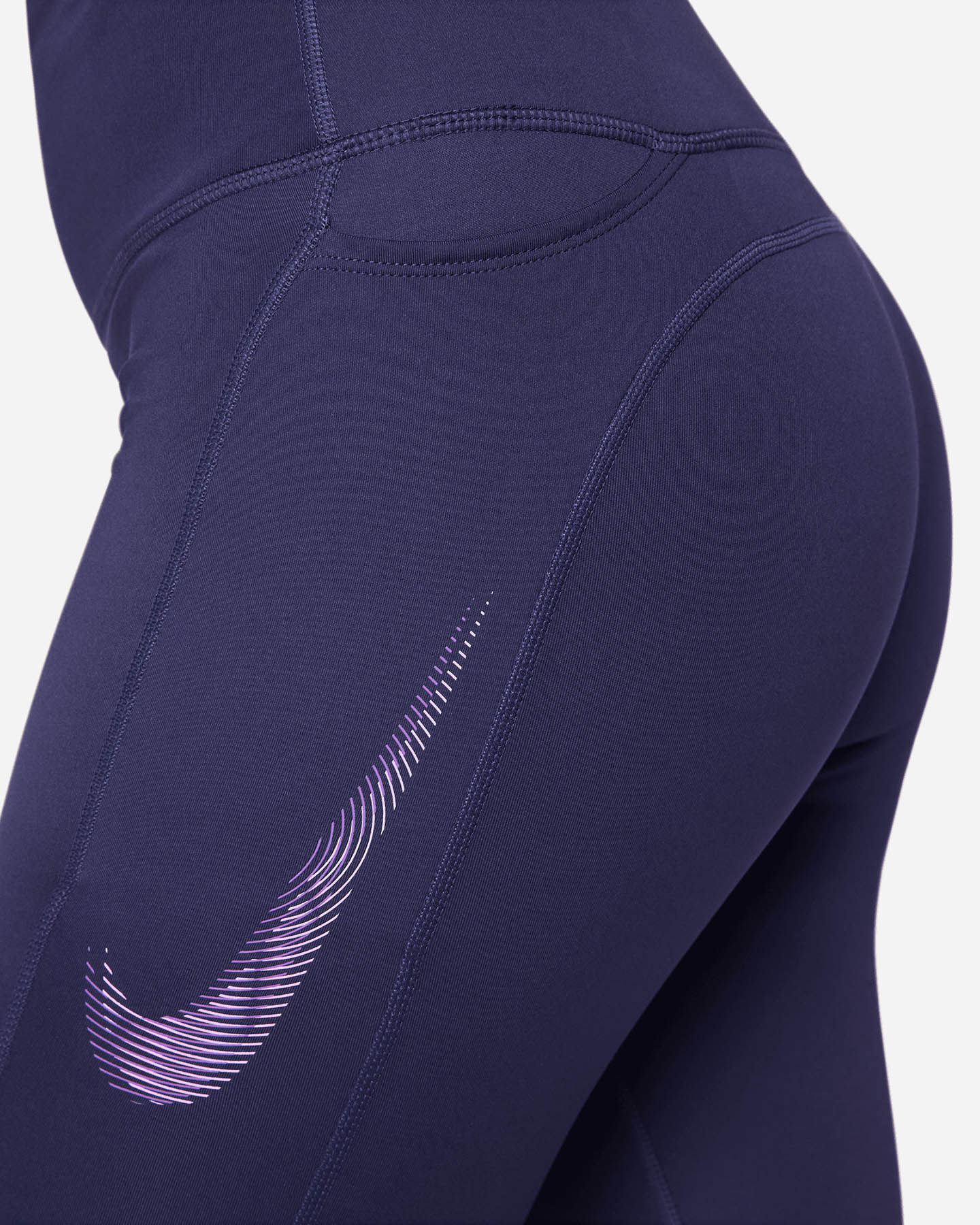 Fuseaux running NIKE DRI FIT FAST 7/8 W - Blu - 2 | Cisalfa Sport