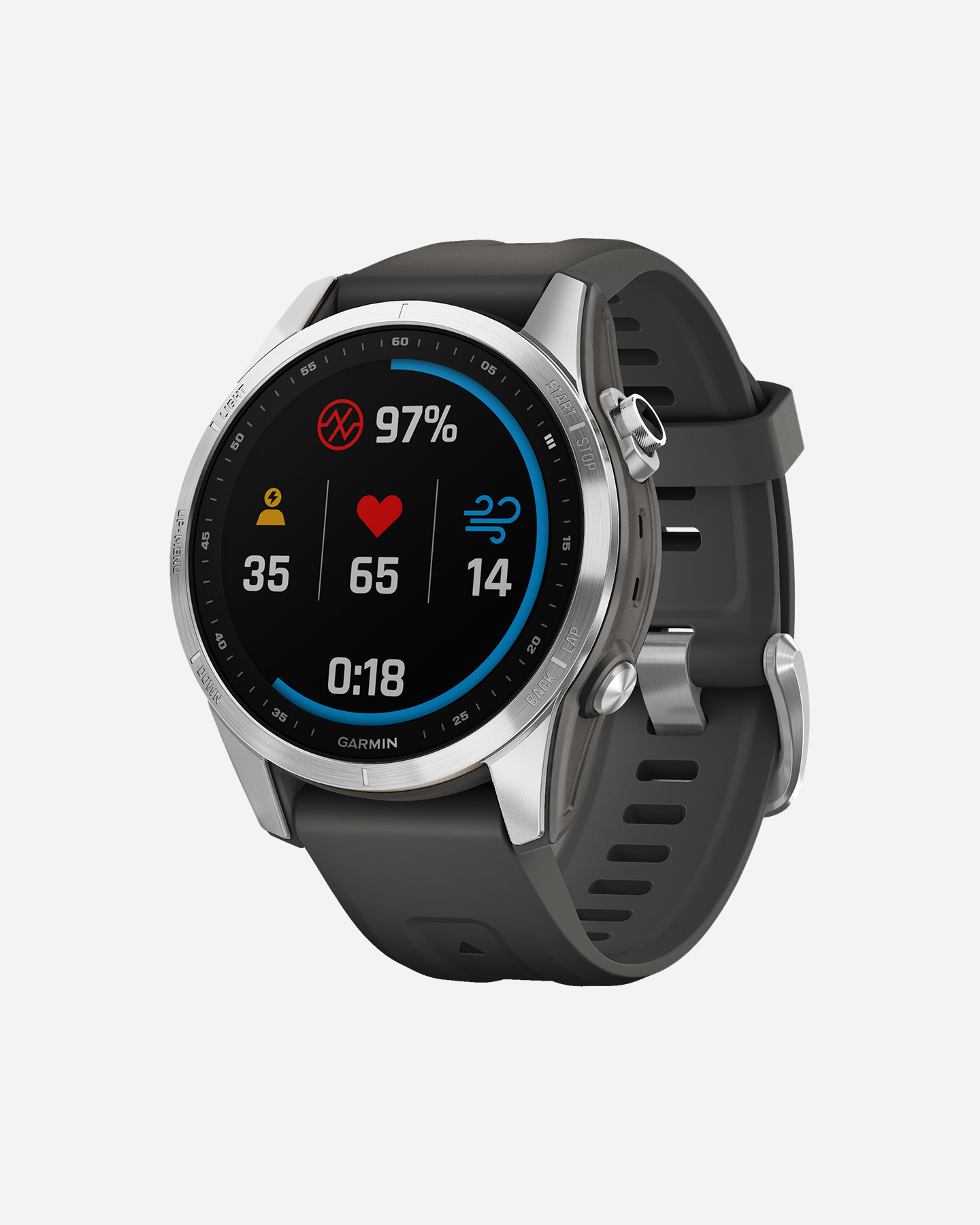 Orologio multifunzione GARMIN FENIX 7S  - Argento - 2 | Cisalfa Sport