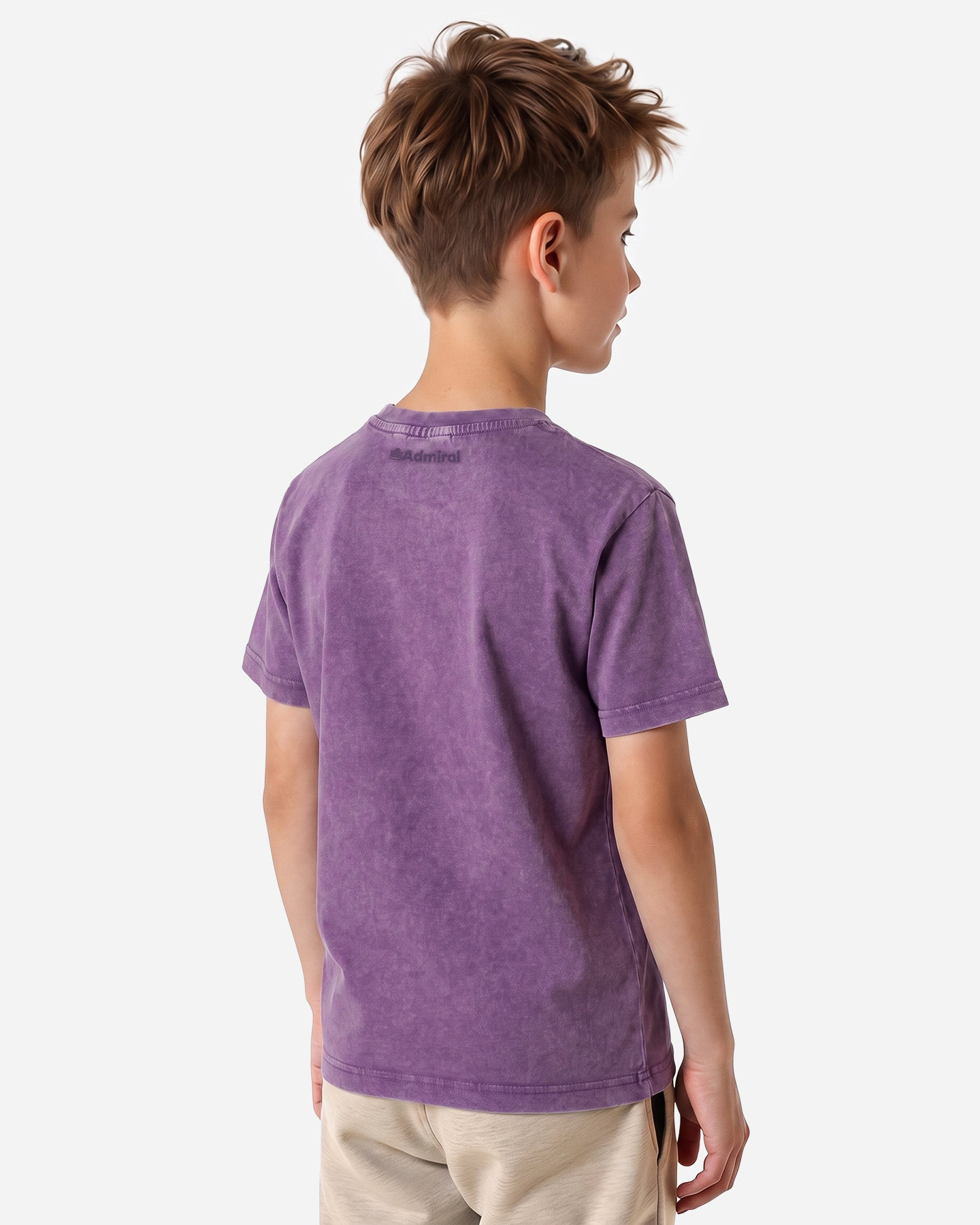 T-shirt ADMIRAL BASIC FLAG JR - Viola - 3 | Cisalfa Sport