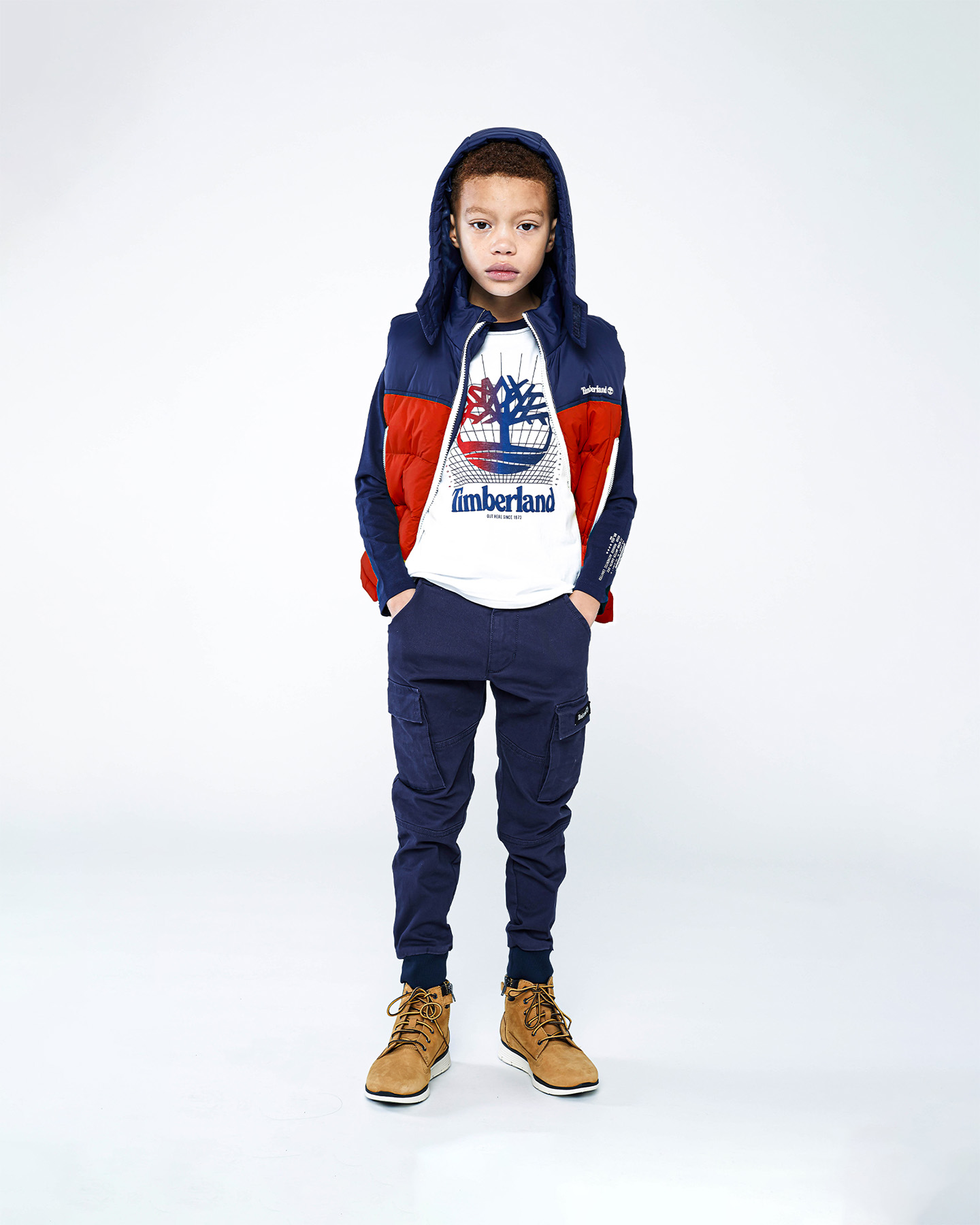 T-shirt TIMBERLAND RAGLAN PLOGO JR - Bianco - 4 | Cisalfa Sport