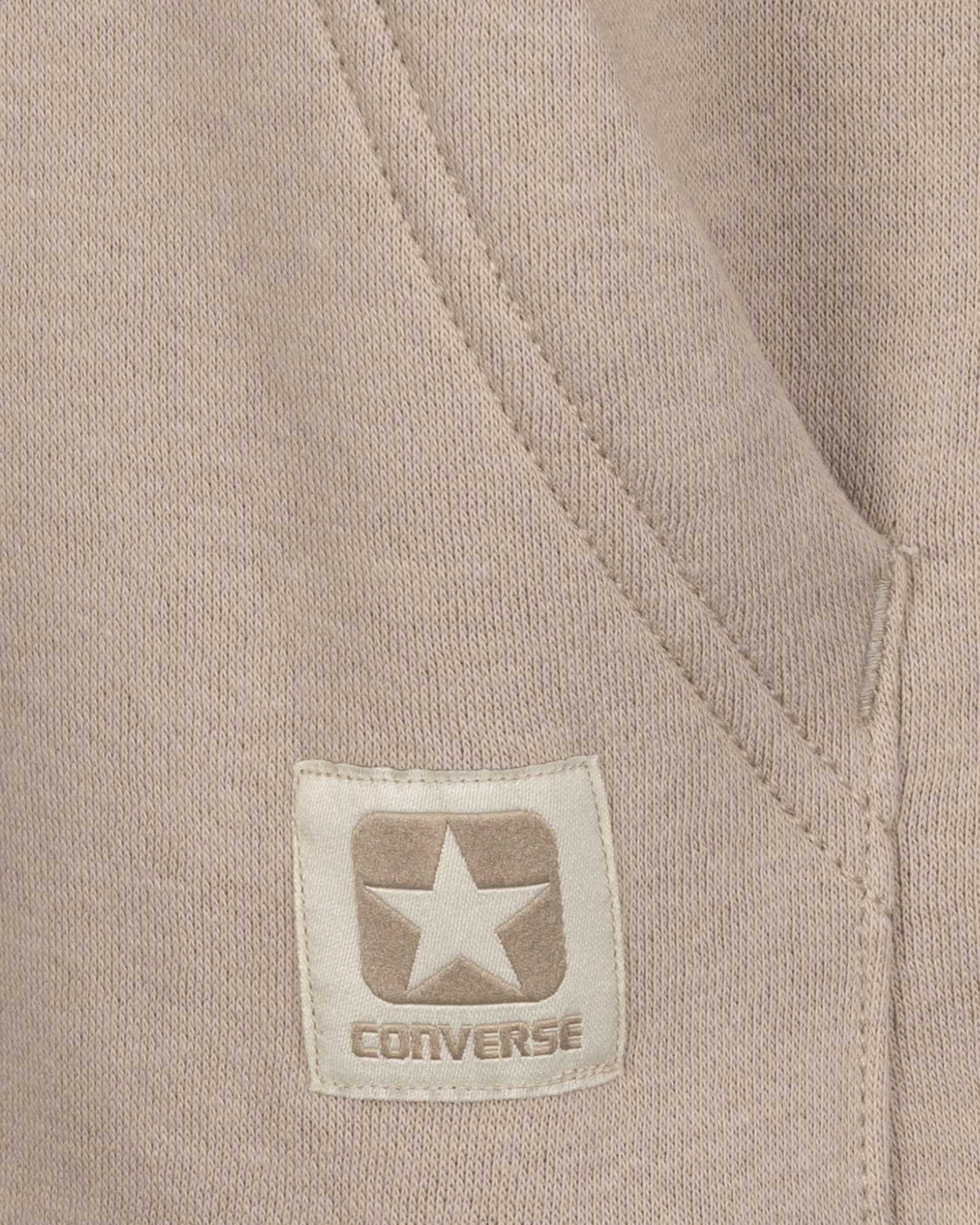 Felpa CONVERSE BASIC M - Beige - 2 | Cisalfa Sport