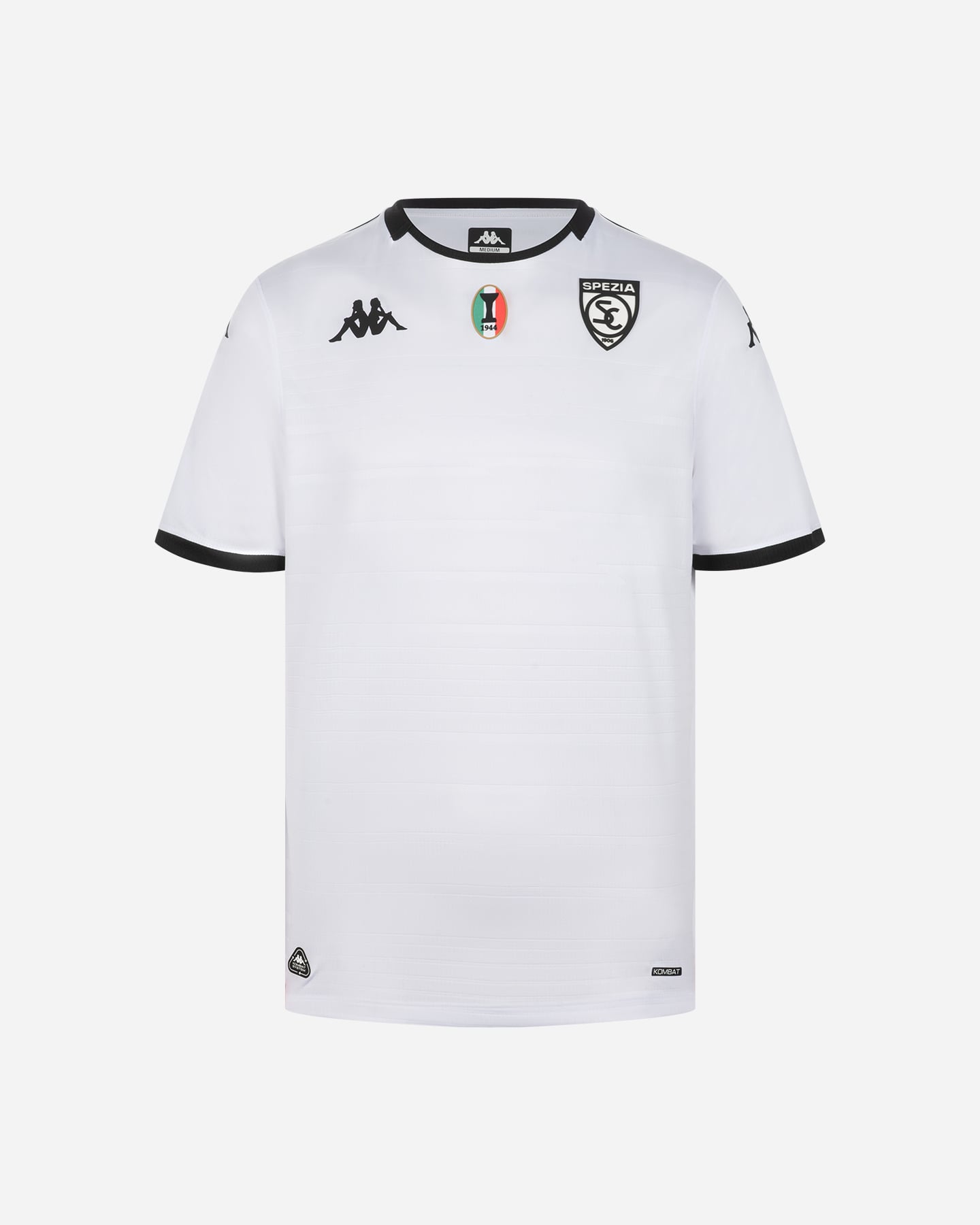 Kappa Spezia Home Kombat 25-26 M - Maglia Calcio Ufficiale - Uomo - Color Mix