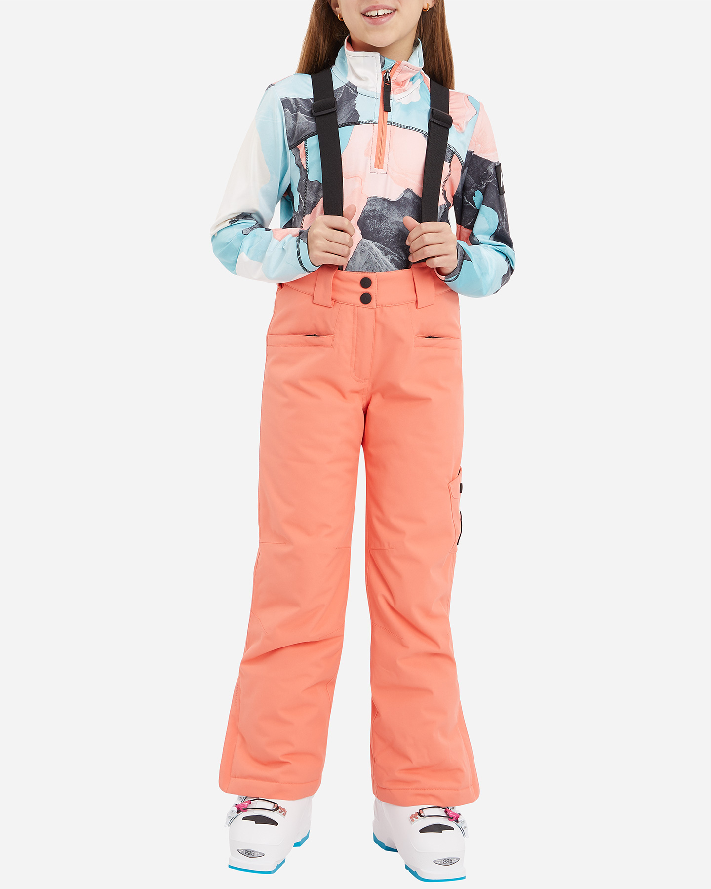 Salopette sci MCKINLEY GELMA JR - Rosso - 1 | Cisalfa Sport