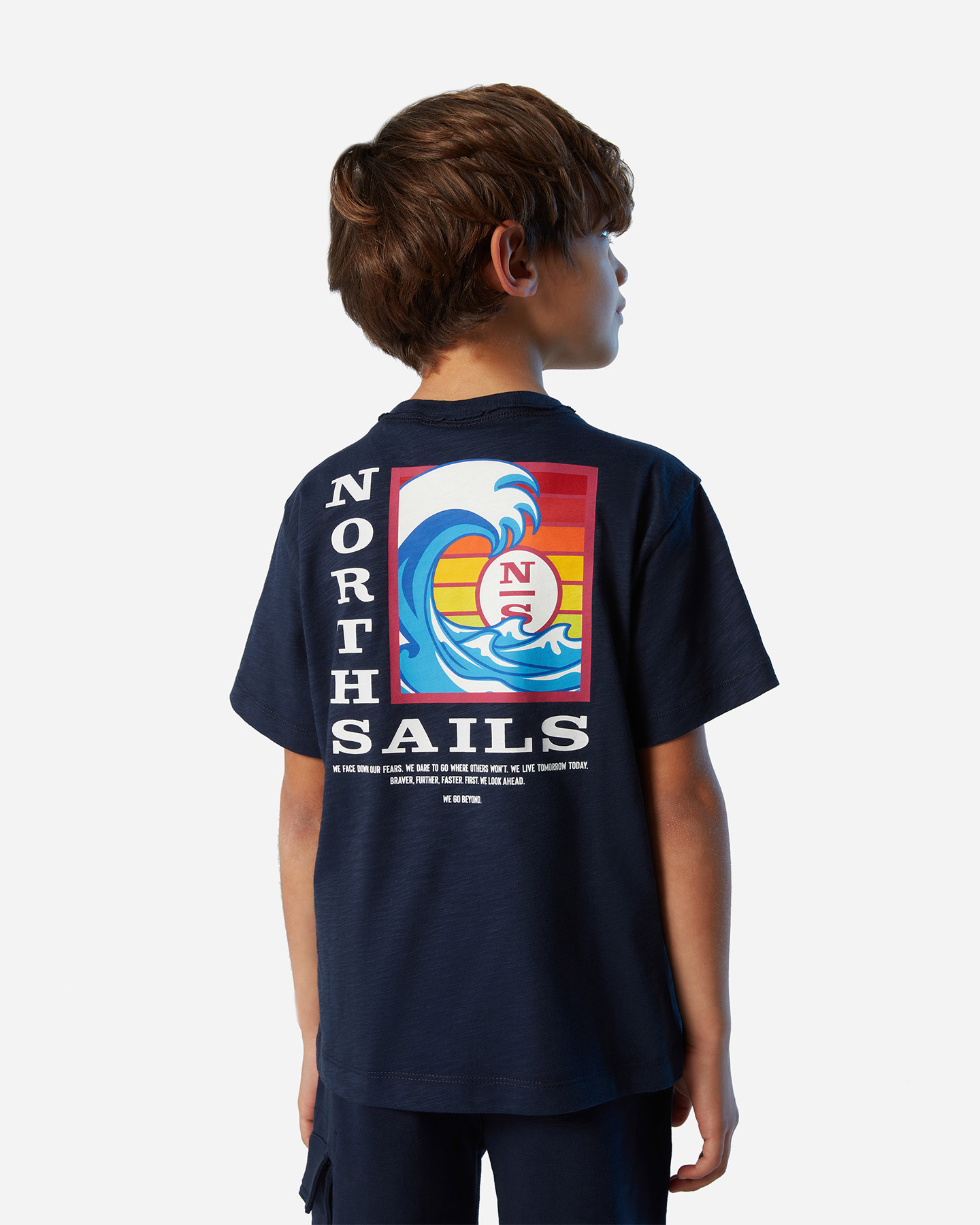 T-shirt NORTH SAILS GRAPHICOLOR JR - Blu - 2 | Cisalfa Sport