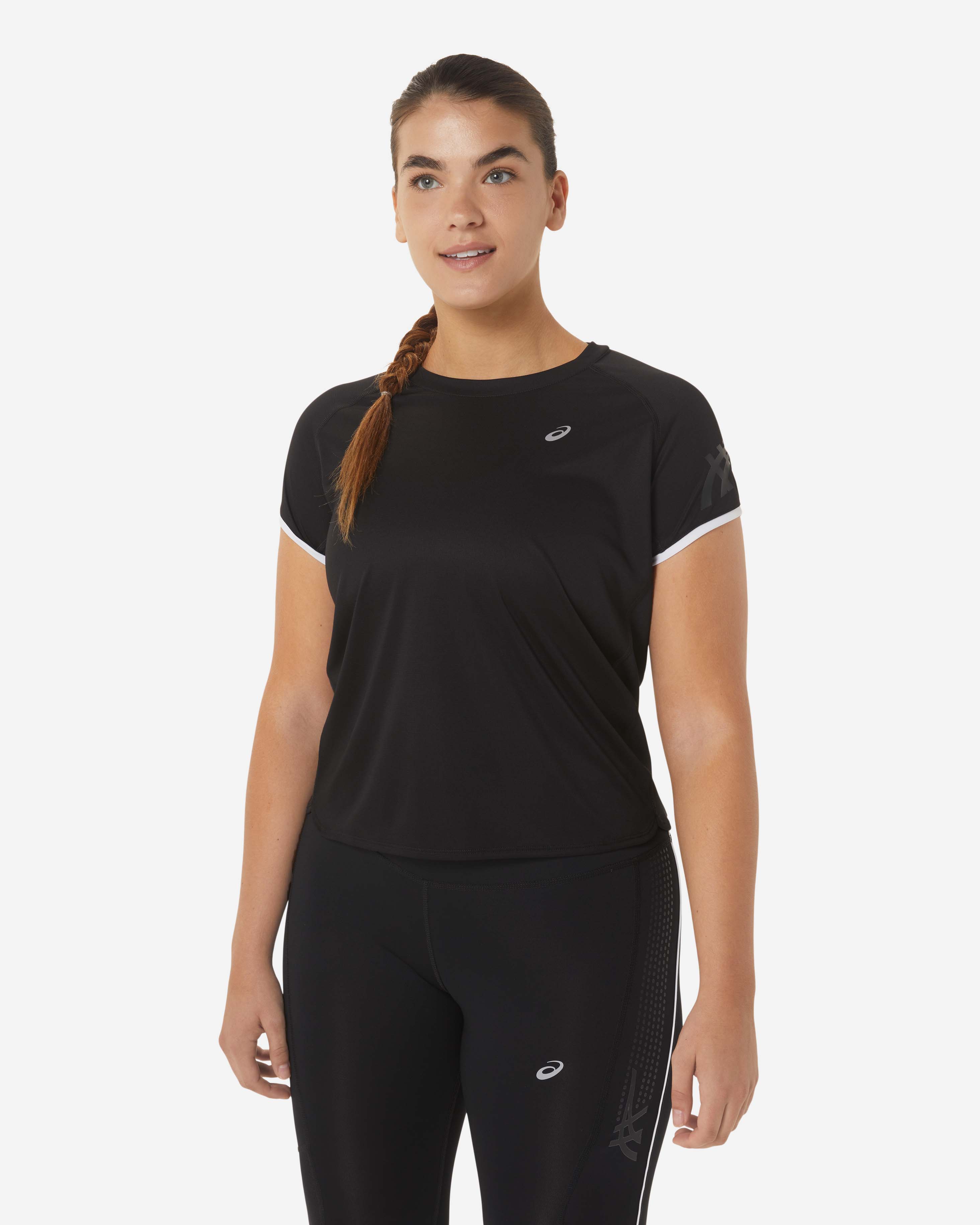 T-shirt running ASICS ICON W - Nero - 0 | Cisalfa Sport