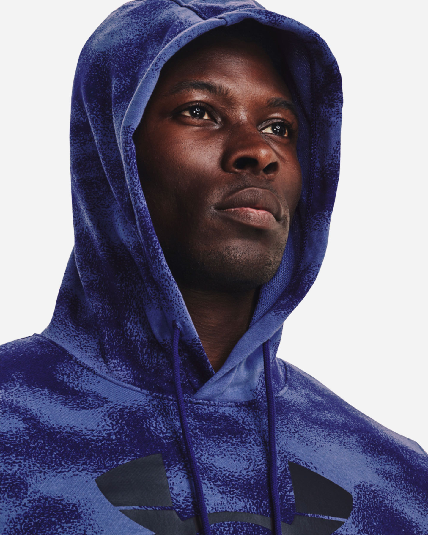 Felpa UNDER ARMOUR RIVAL NOVEL BIG LOGO M - Blu - 5 | Cisalfa Sport