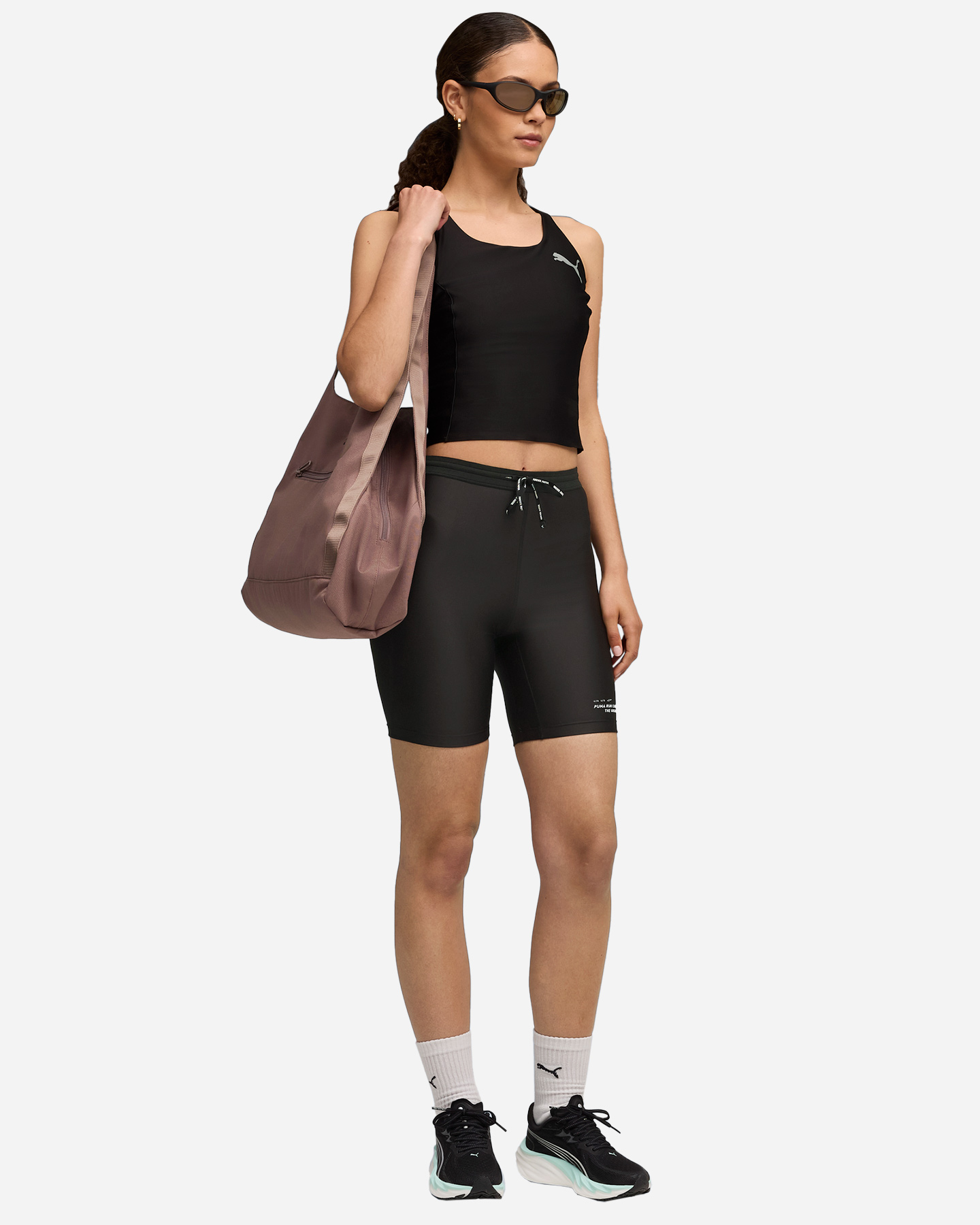 Short running PUMA RUN CLUB W - Nero - 4 | Cisalfa Sport