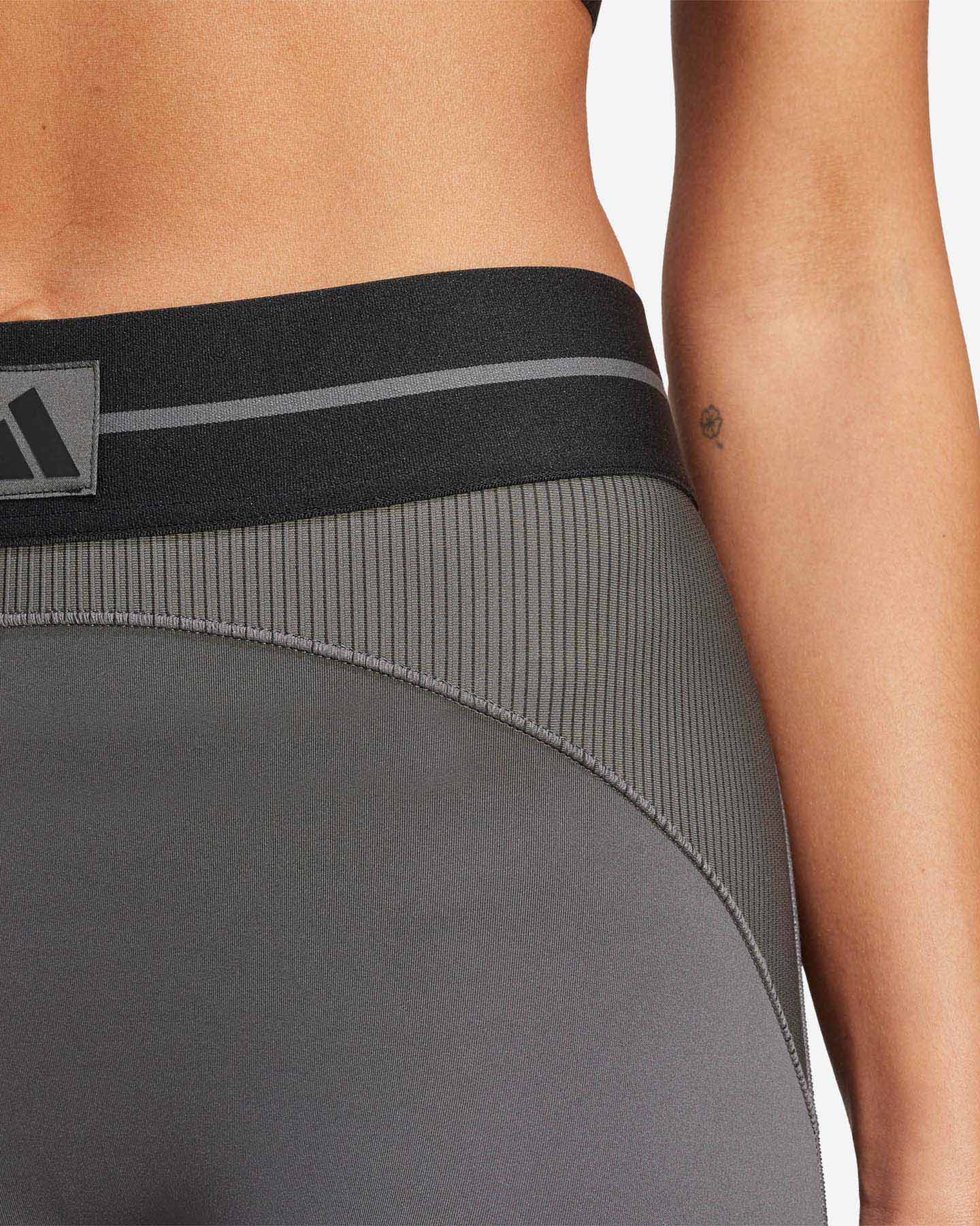 Leggings ADIDAS HYG RIB W - Grigio - 5 | Cisalfa Sport