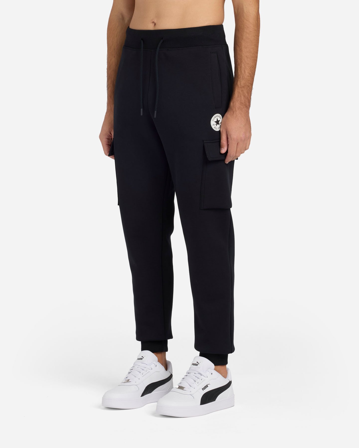 Pantalone CONVERSE ALL STAR PATCH M - Nero - 2 | Cisalfa Sport