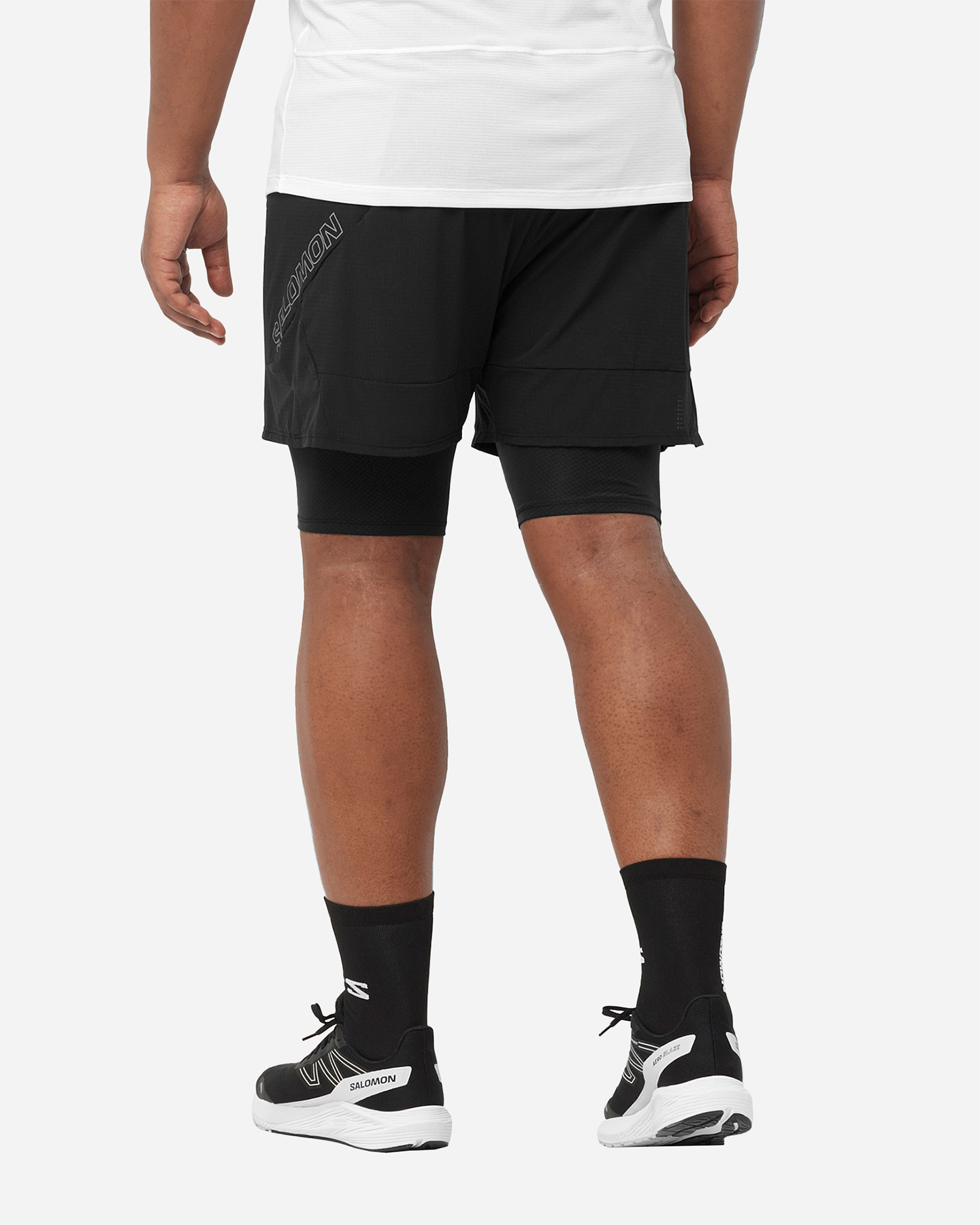 Short running SALOMON SENSE 2IN1 M - Nero - 3 | Cisalfa Sport