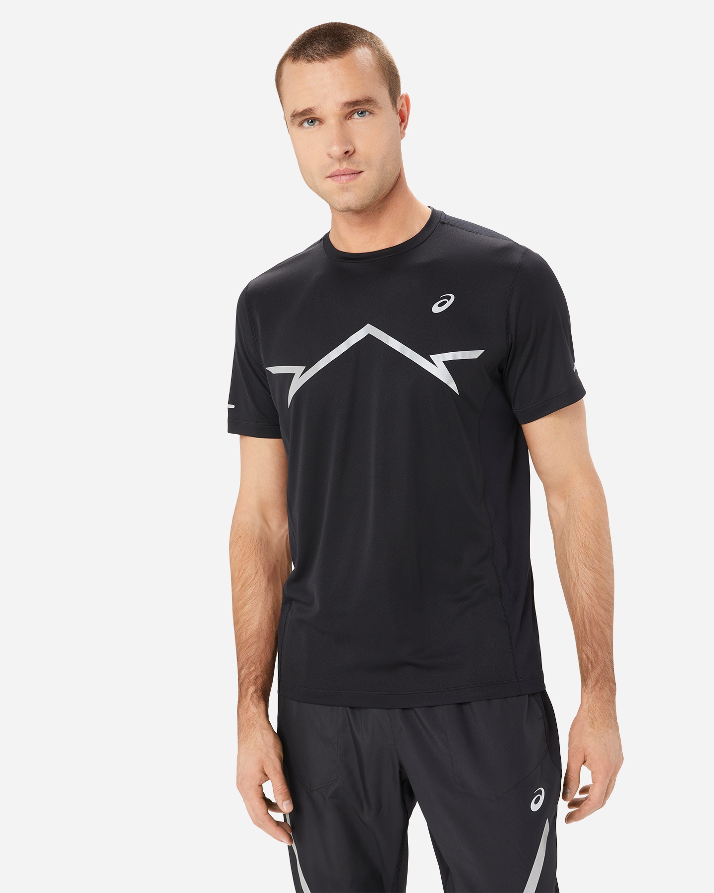 T-shirt running ASICS LITE-SHOW M - Nero - 0 | Cisalfa Sport