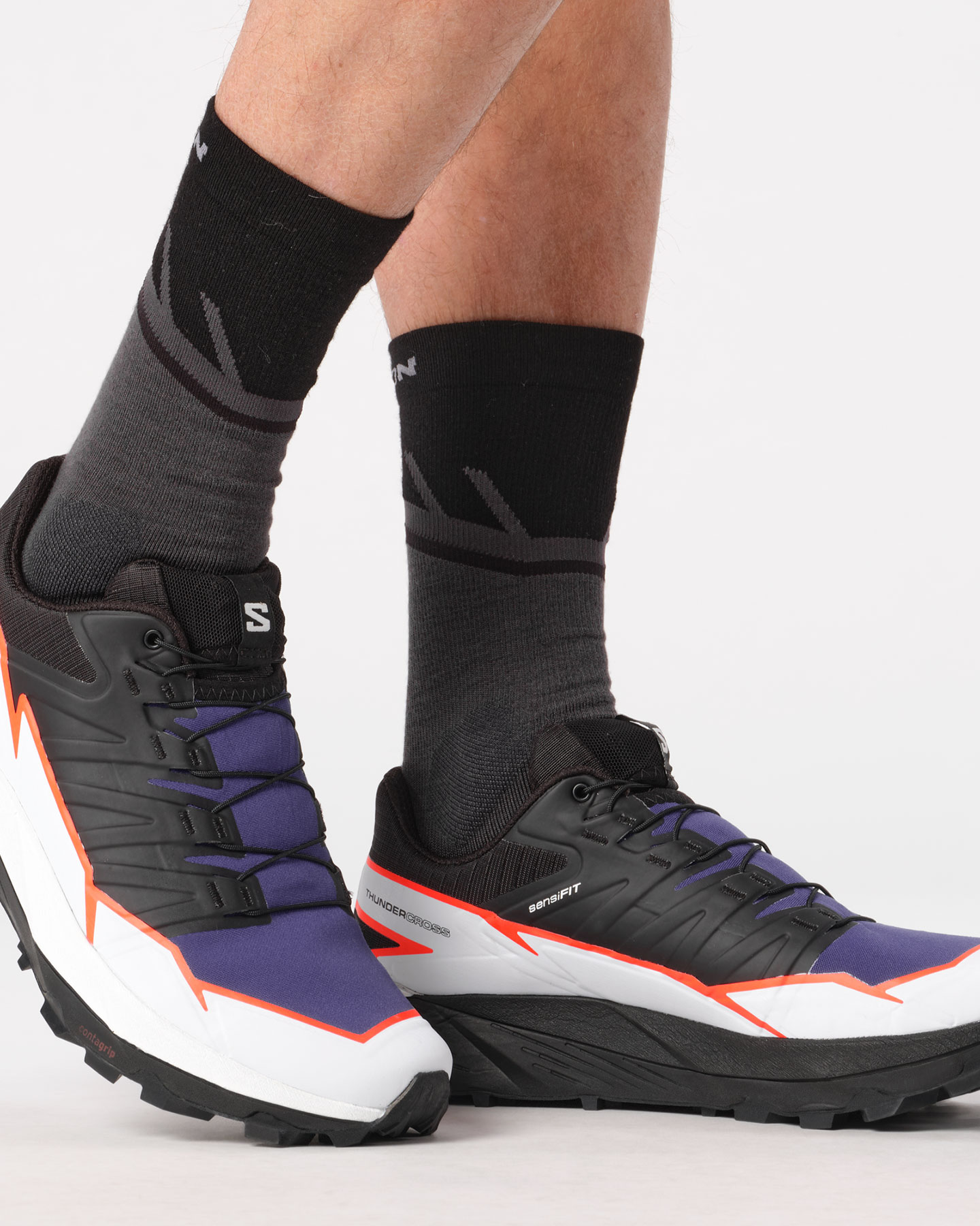 Scarpe trail SALOMON THUNDERCROSS M - Blu - 5 | Cisalfa Sport