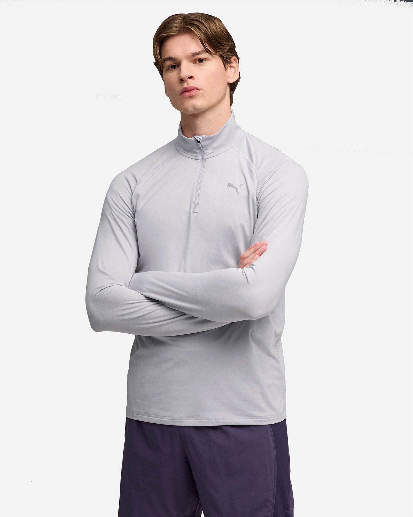 Maglia running PUMA RUN VELOCITY CLOUDSPUN M - Argento - 2 | Cisalfa Sport