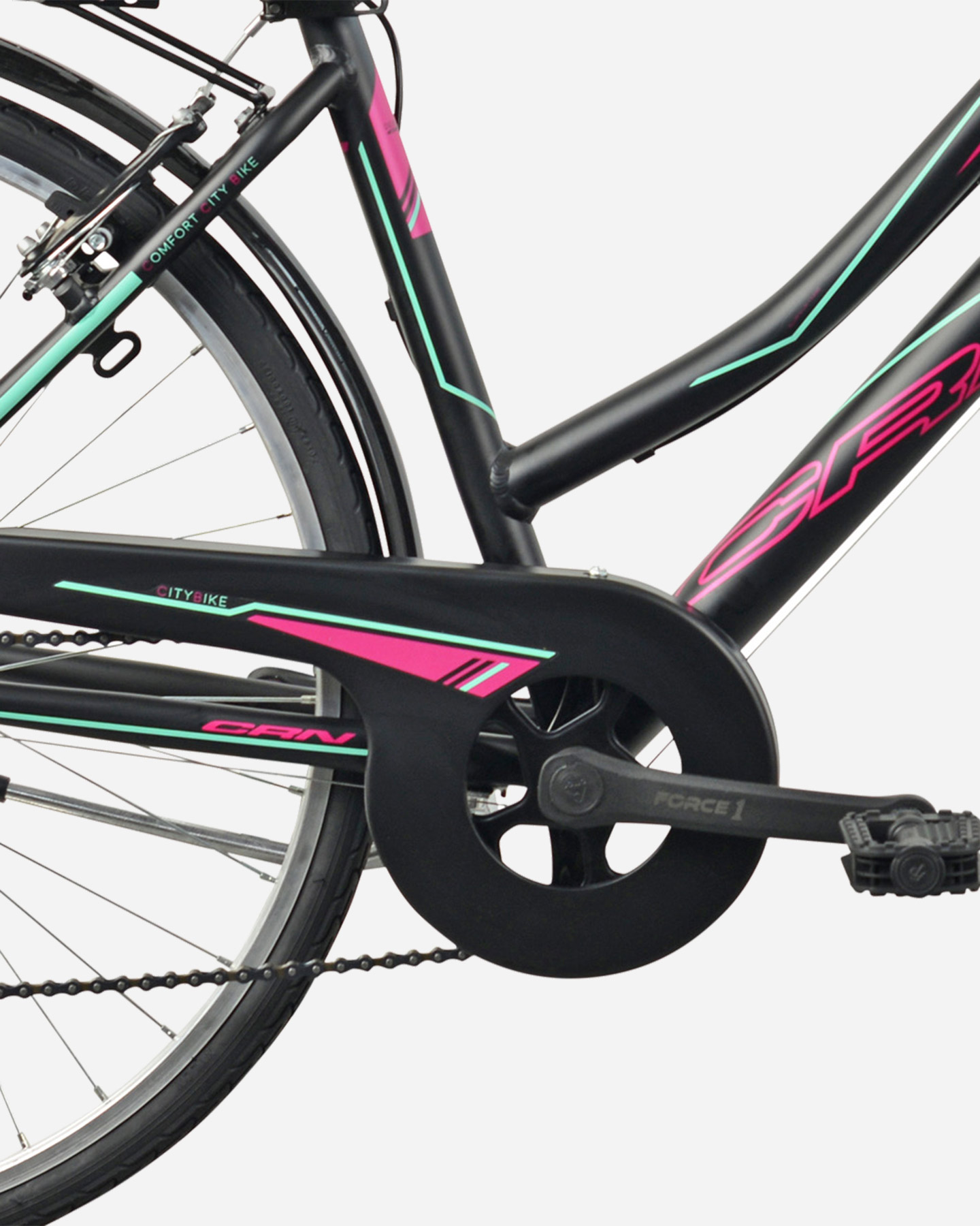 City bike CARNIELLI FLORAL  - Nero - 1 | Cisalfa Sport