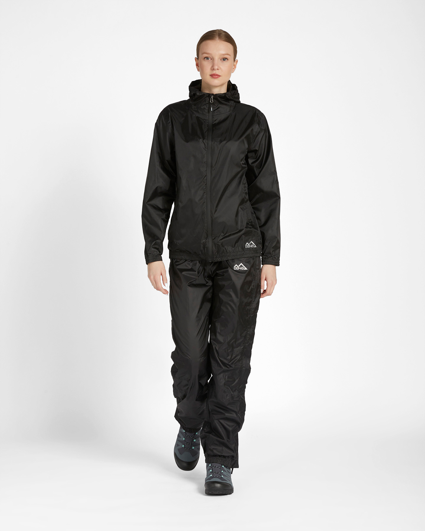 Giacca antipioggia 8848 RAIN PACKABLE W - Nero - 3 | Cisalfa Sport