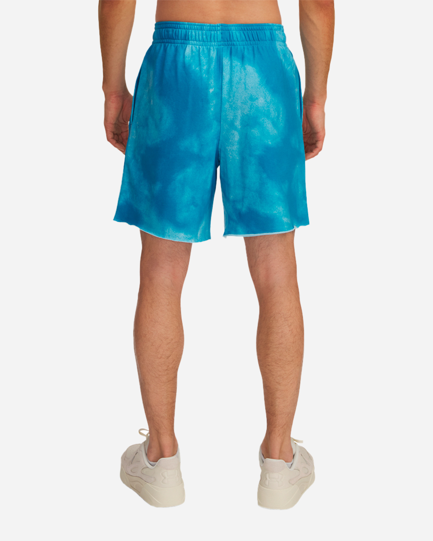 Pantaloncini UNDER ARMOUR RIVAL TERRY PRINTED M - Blu - 1 | Cisalfa Sport