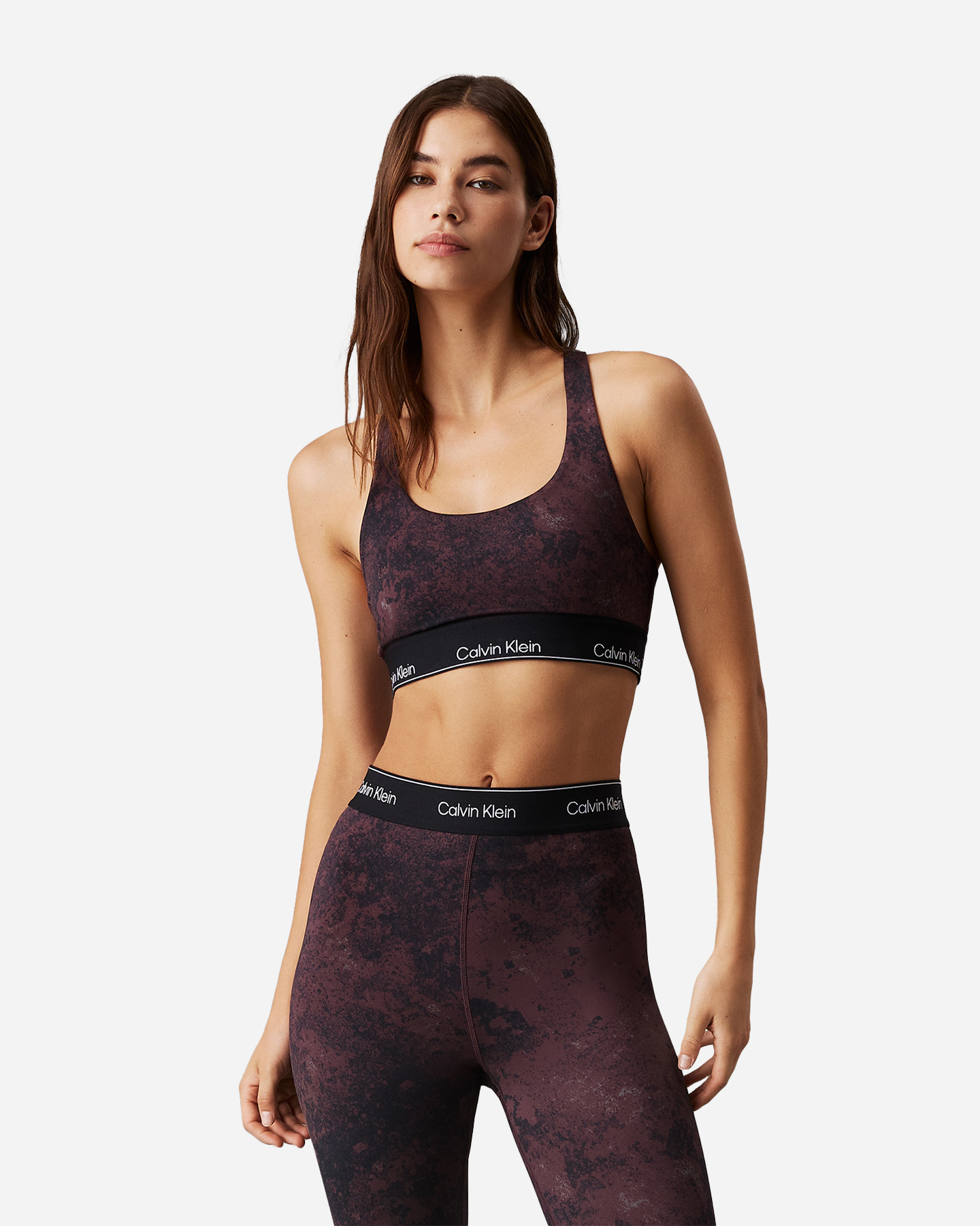 Reggiseno sportivo CALVIN KLEIN SPORT ELASTIC LOGO W - Rosso - 0 | Cisalfa Sport