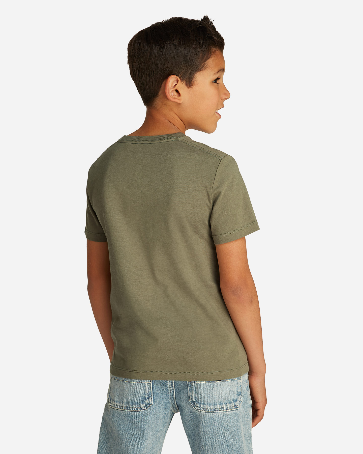 T-shirt CALVIN KLEIN JEANS LINE LOGO JR - Verde - 5 | Cisalfa Sport