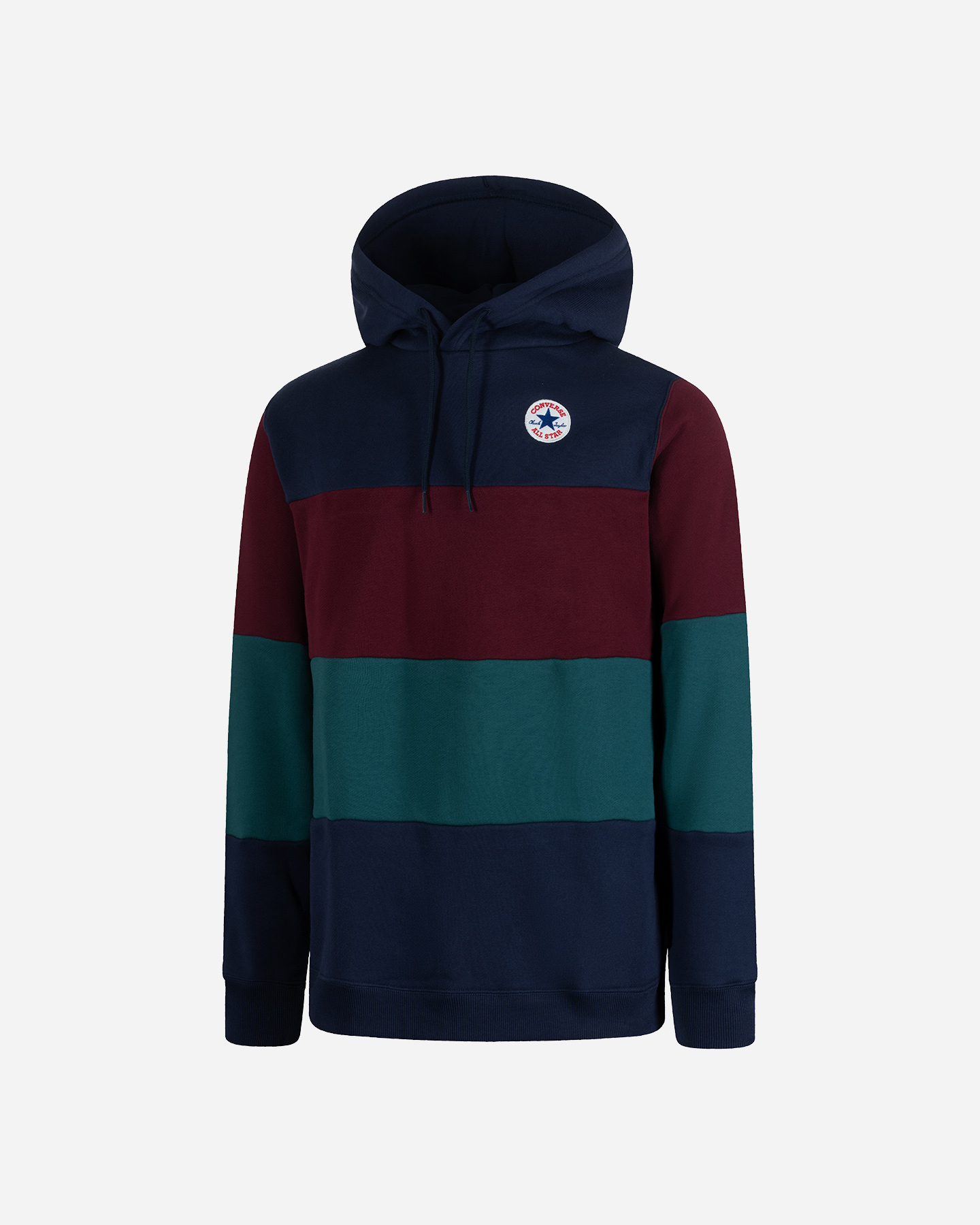 Felpa CONVERSE CHUCK PATCH STRIPES M - Blu - 0 | Cisalfa Sport