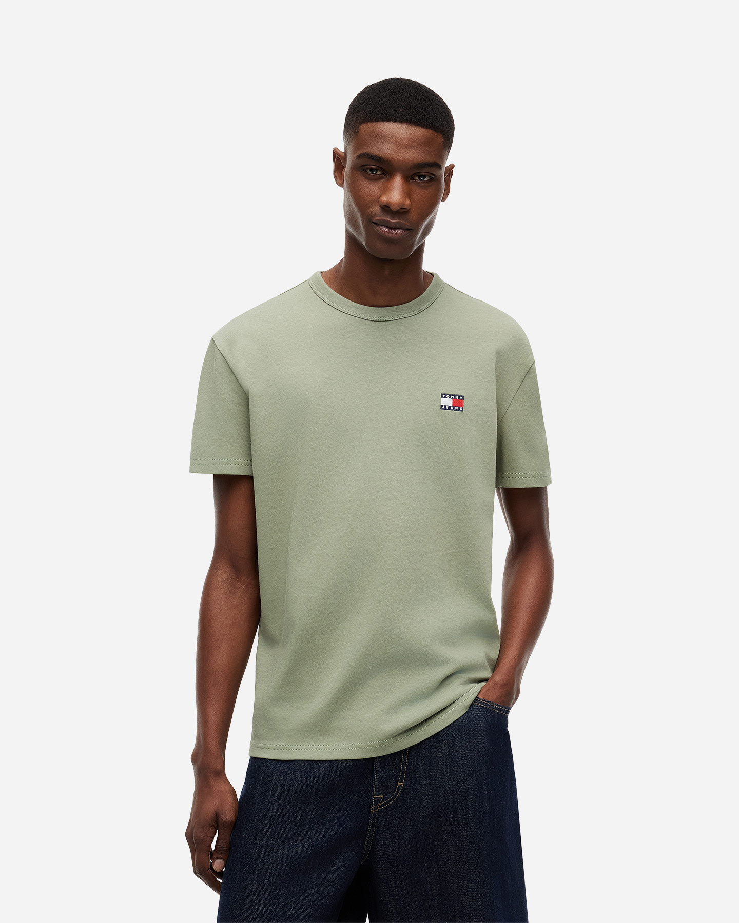 T-shirt TOMMY HILFIGER BADGE LOGO M - Verde - 1 | Cisalfa Sport