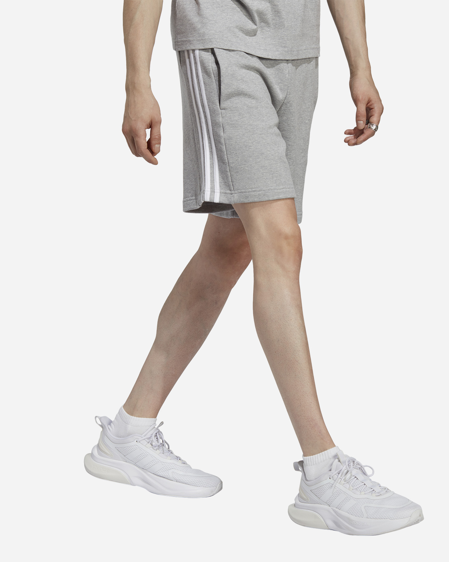 Pantaloncini ADIDAS CORE 3STRIPES M - Grigio - 2 | Cisalfa Sport