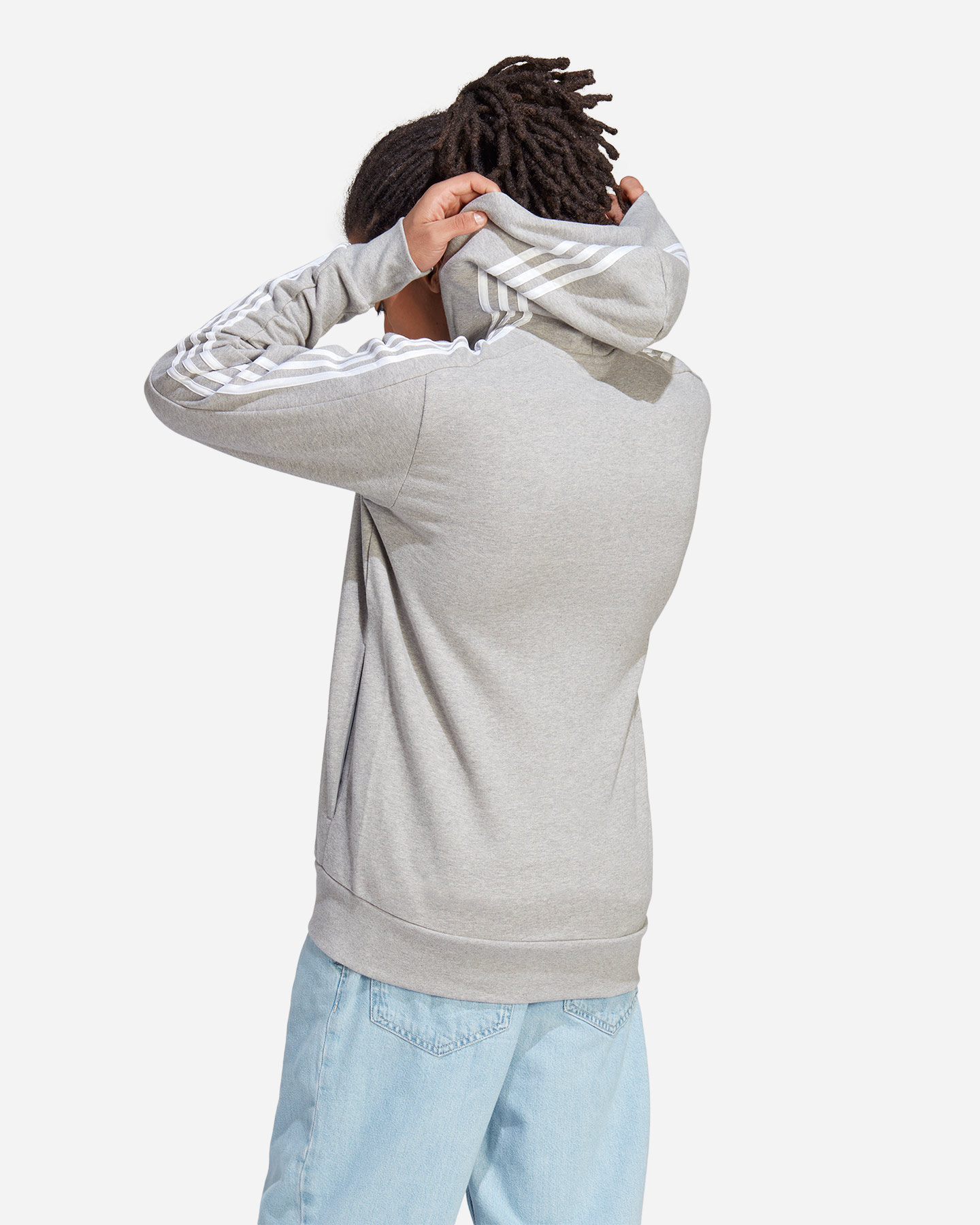 Felpa ADIDAS CORE 3STRIPES M - Grigio - 2 | Cisalfa Sport